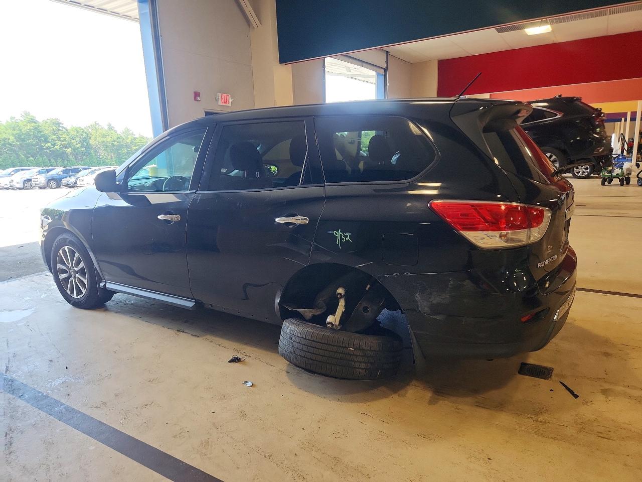 2014 Nissan Pathfinder S Black vin: 5N1AR2MM6EC685495