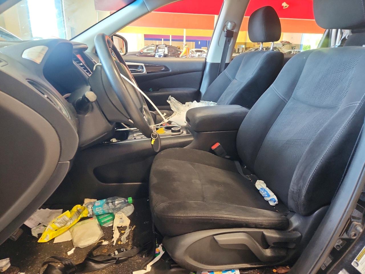 2014 Nissan Pathfinder S Black vin: 5N1AR2MM6EC685495