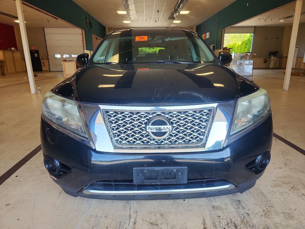 2014 Nissan Pathfinder S Black vin: 5N1AR2MM6EC685495