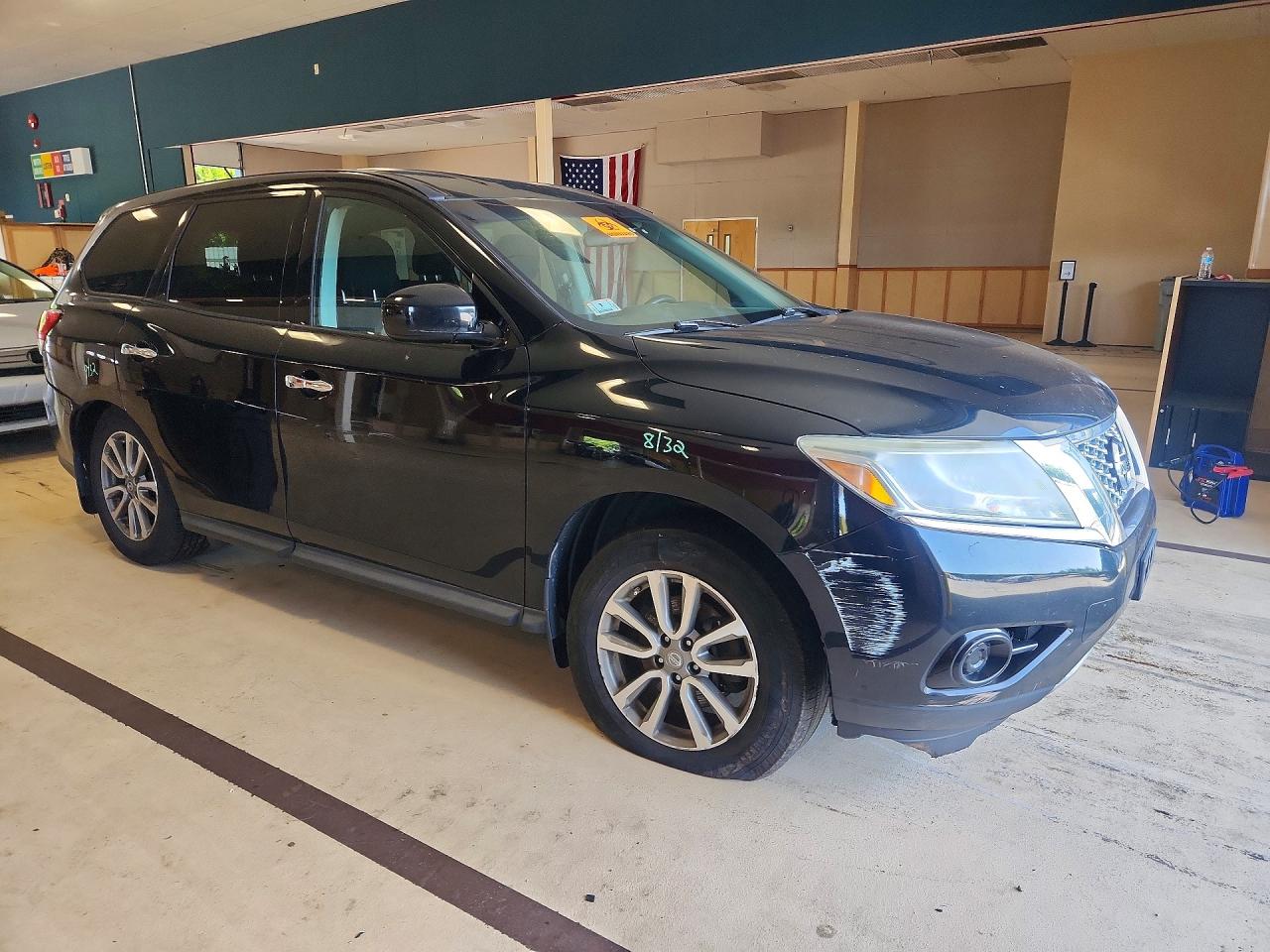 2014 Nissan Pathfinder S Black vin: 5N1AR2MM6EC685495