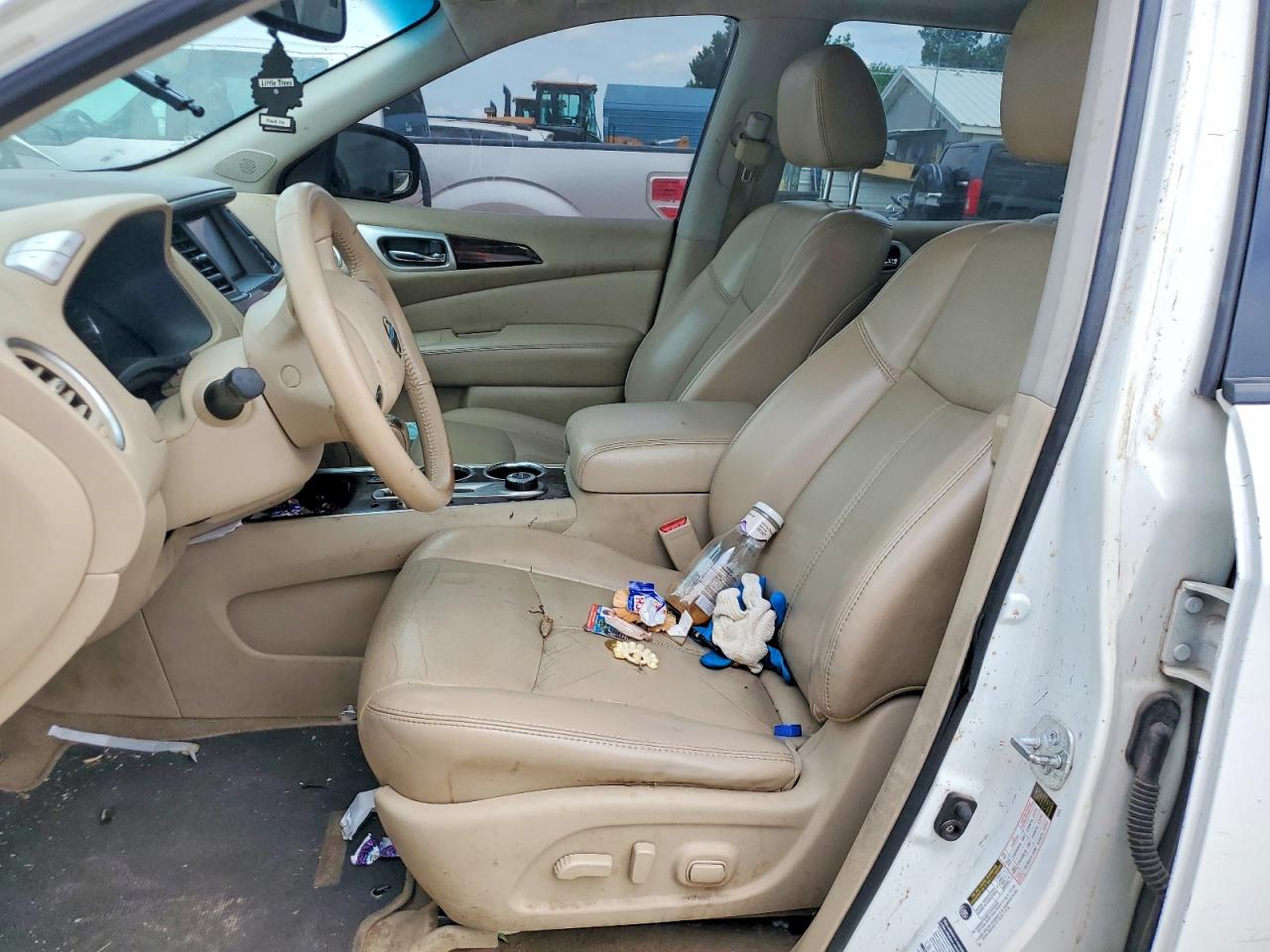 2014 Nissan Pathfinder Sl White vin: 5N1AR2MM6EC686534