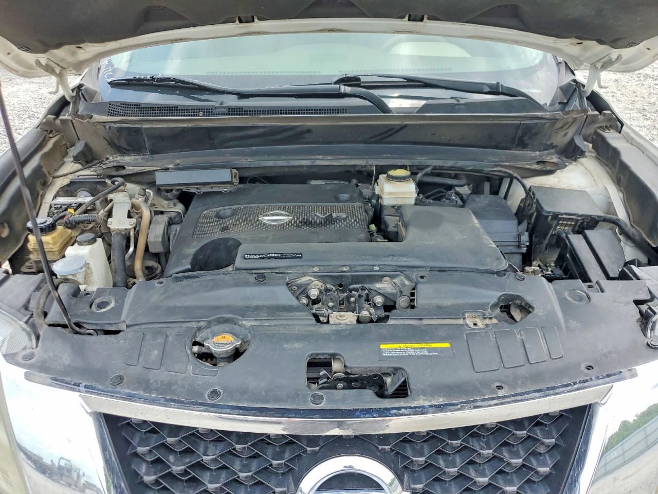 2014 Nissan Pathfinder Sl White vin: 5N1AR2MM6EC686534