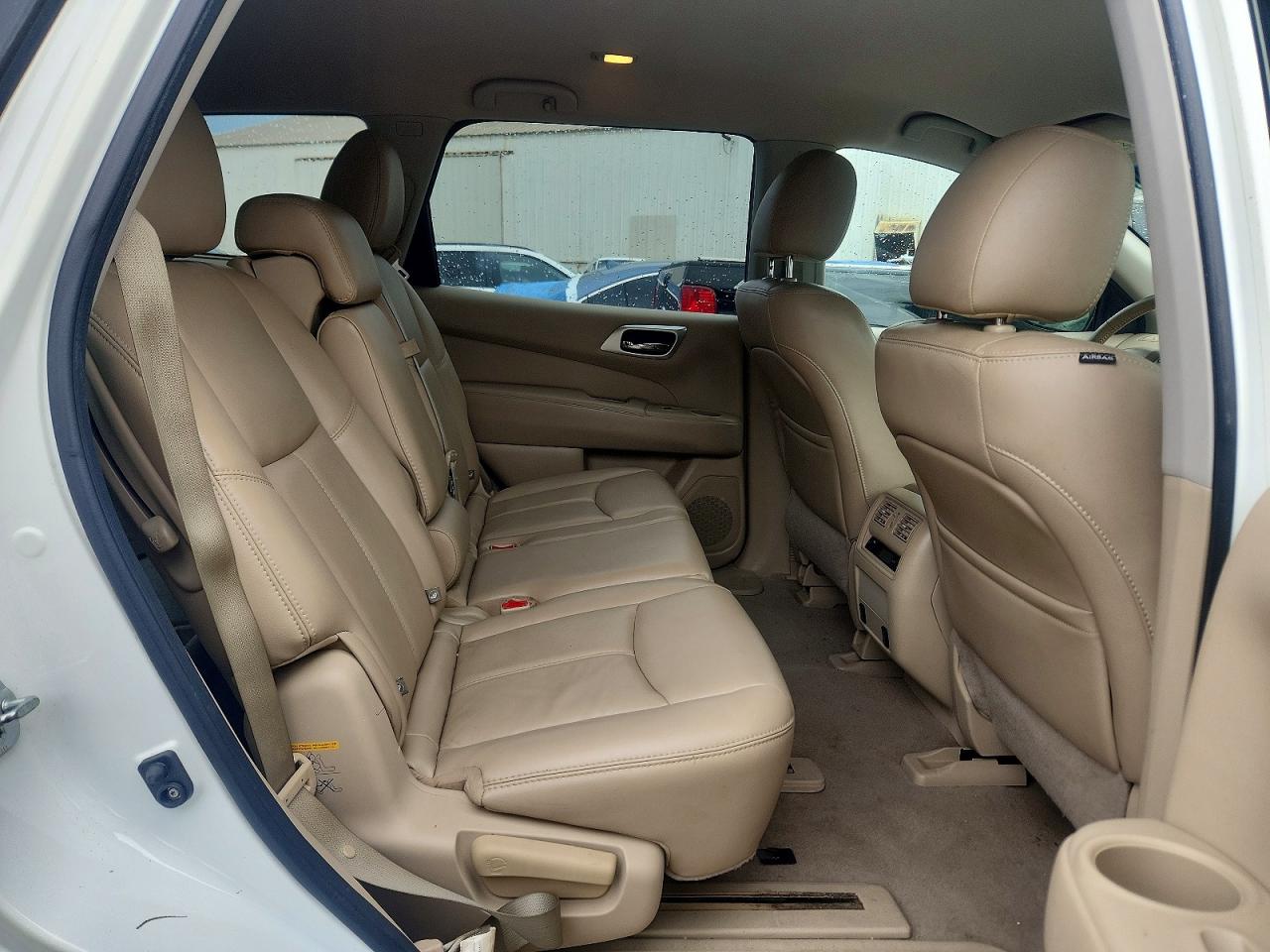 2014 Nissan Pathfinder Sl White vin: 5N1AR2MM6EC703042