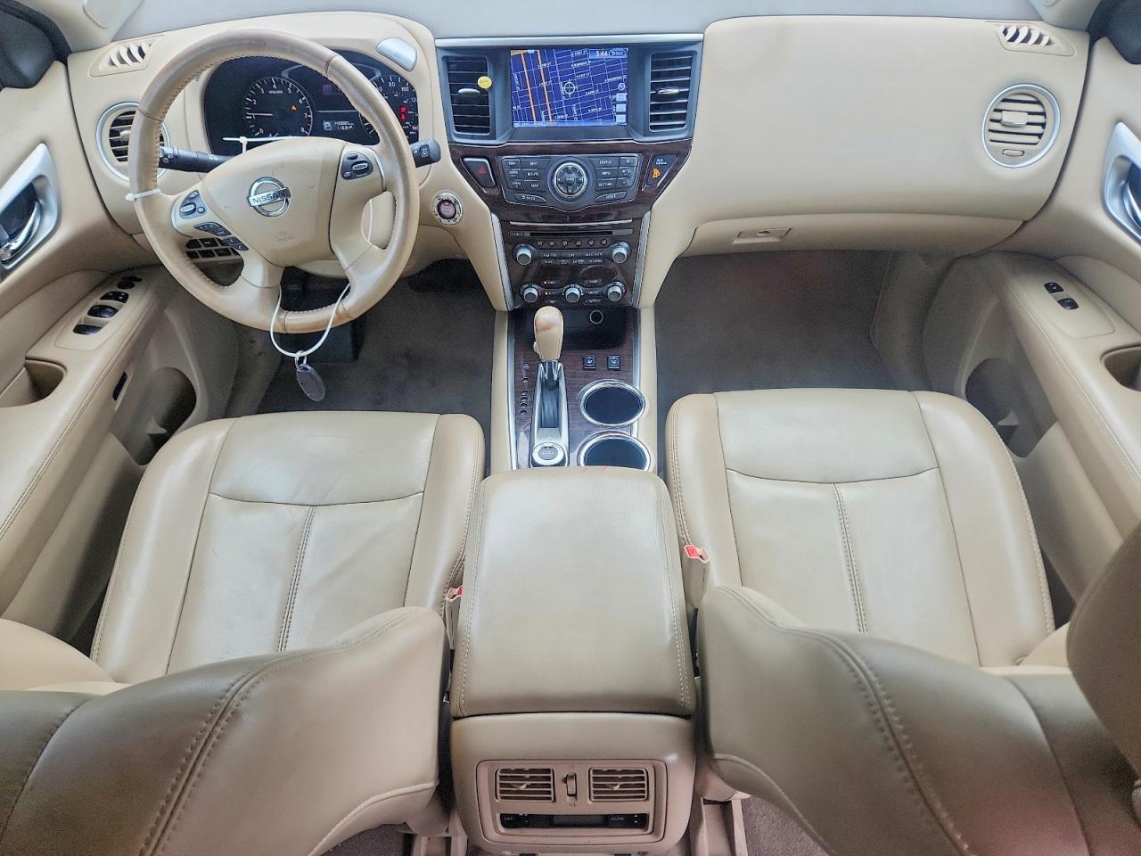 2014 Nissan Pathfinder Sl White vin: 5N1AR2MM6EC703042