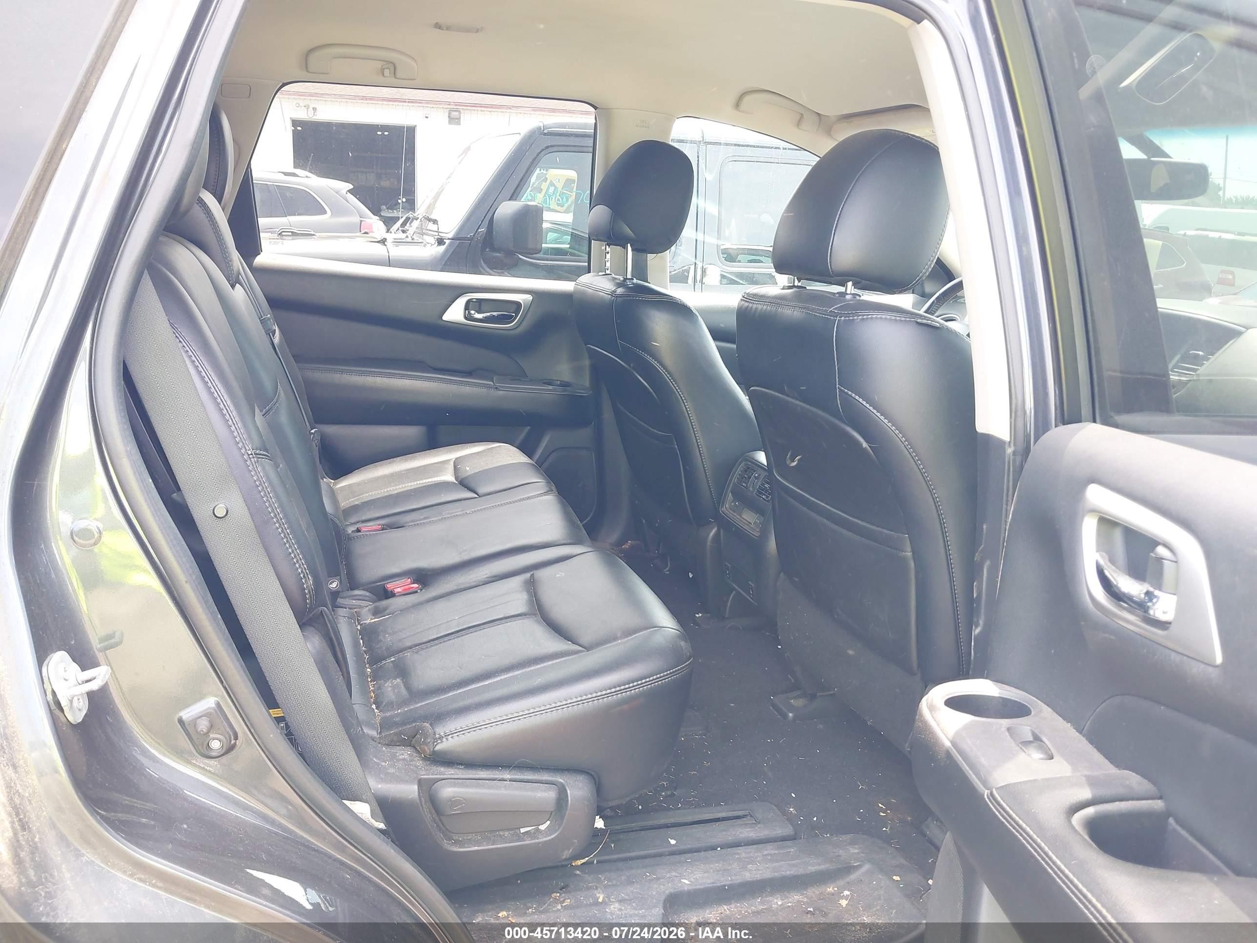 2014 Nissan Pathfinder Sl Gray vin: 5N1AR2MM6EC721475
