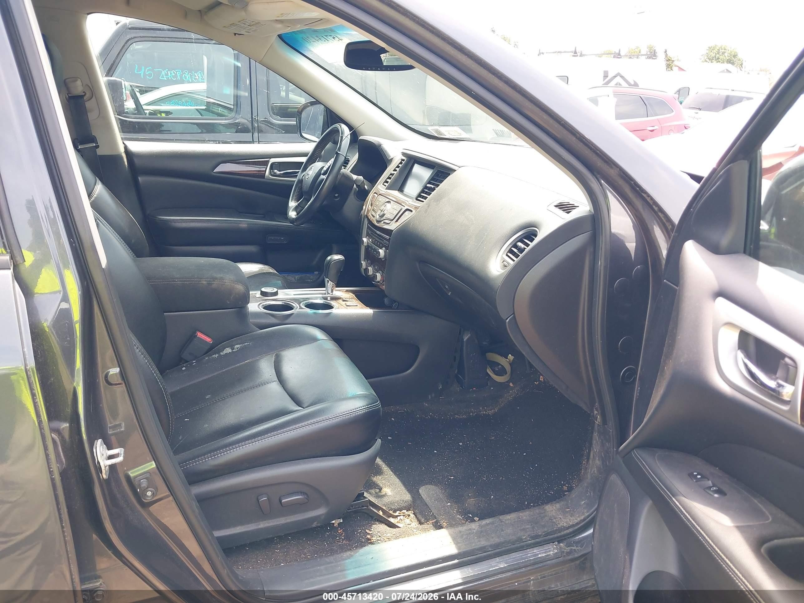 2014 Nissan Pathfinder Sl Gray vin: 5N1AR2MM6EC721475