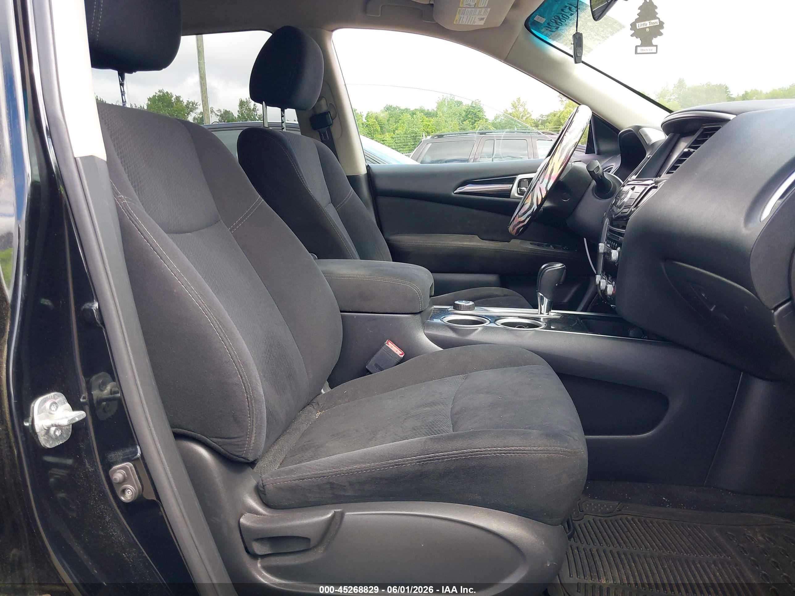 2014 Nissan Pathfinder Sv Black vin: 5N1AR2MM6EC723307