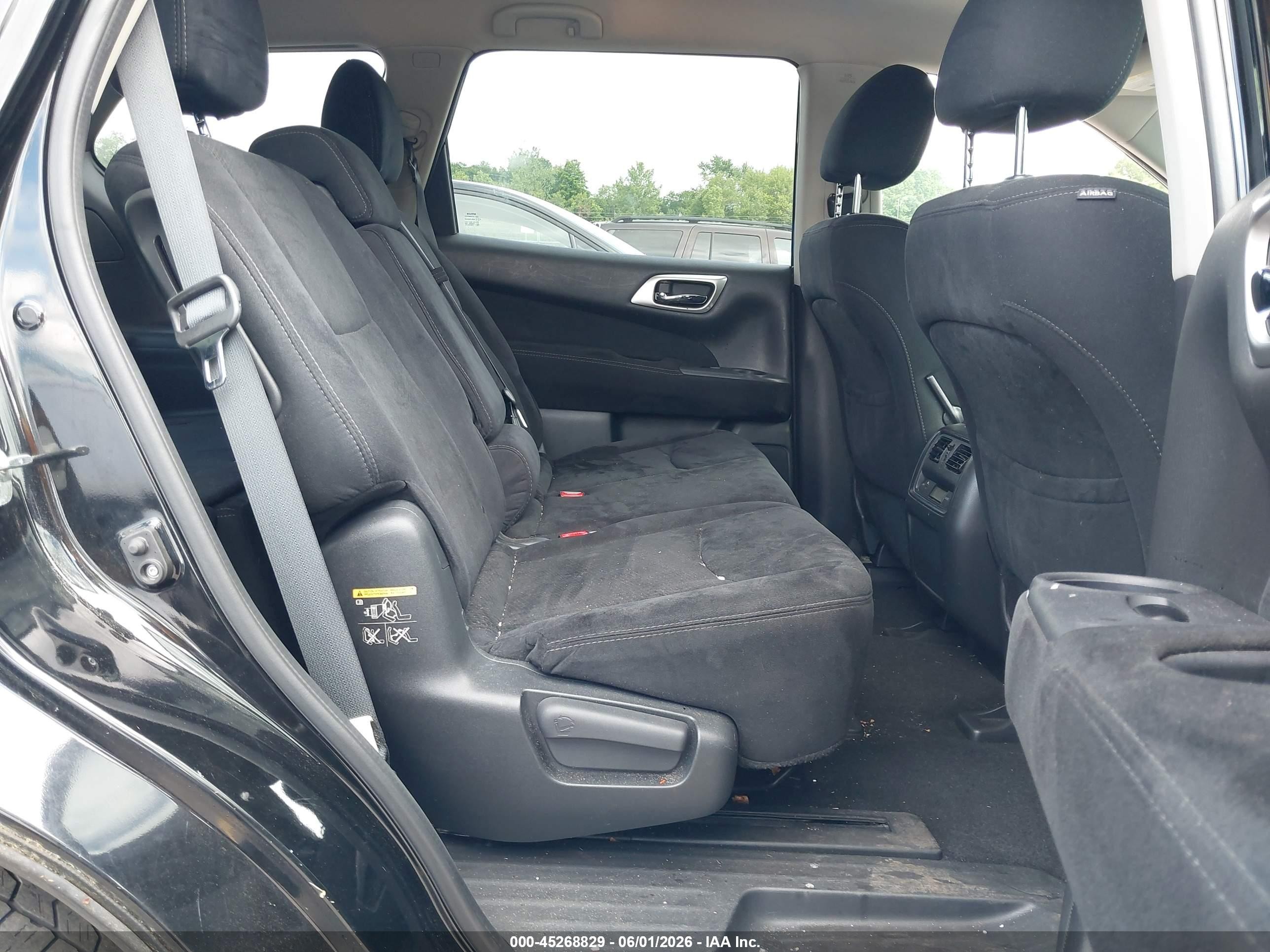 2014 Nissan Pathfinder Sv Black vin: 5N1AR2MM6EC723307