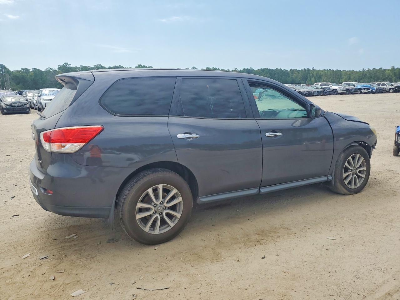 2014 Nissan Pathfinder S Gray vin: 5N1AR2MM6EC724263