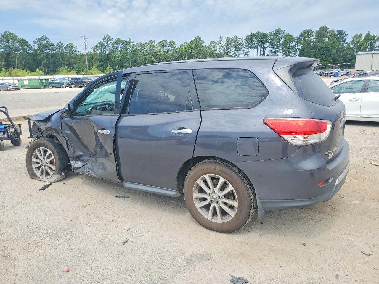 2014 Nissan Pathfinder S Gray vin: 5N1AR2MM6EC724263