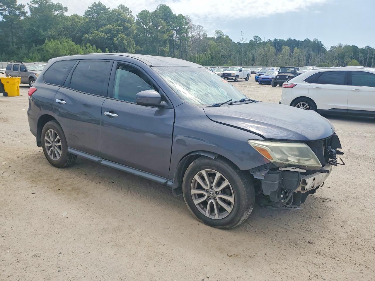 2014 Nissan Pathfinder S Gray vin: 5N1AR2MM6EC724263