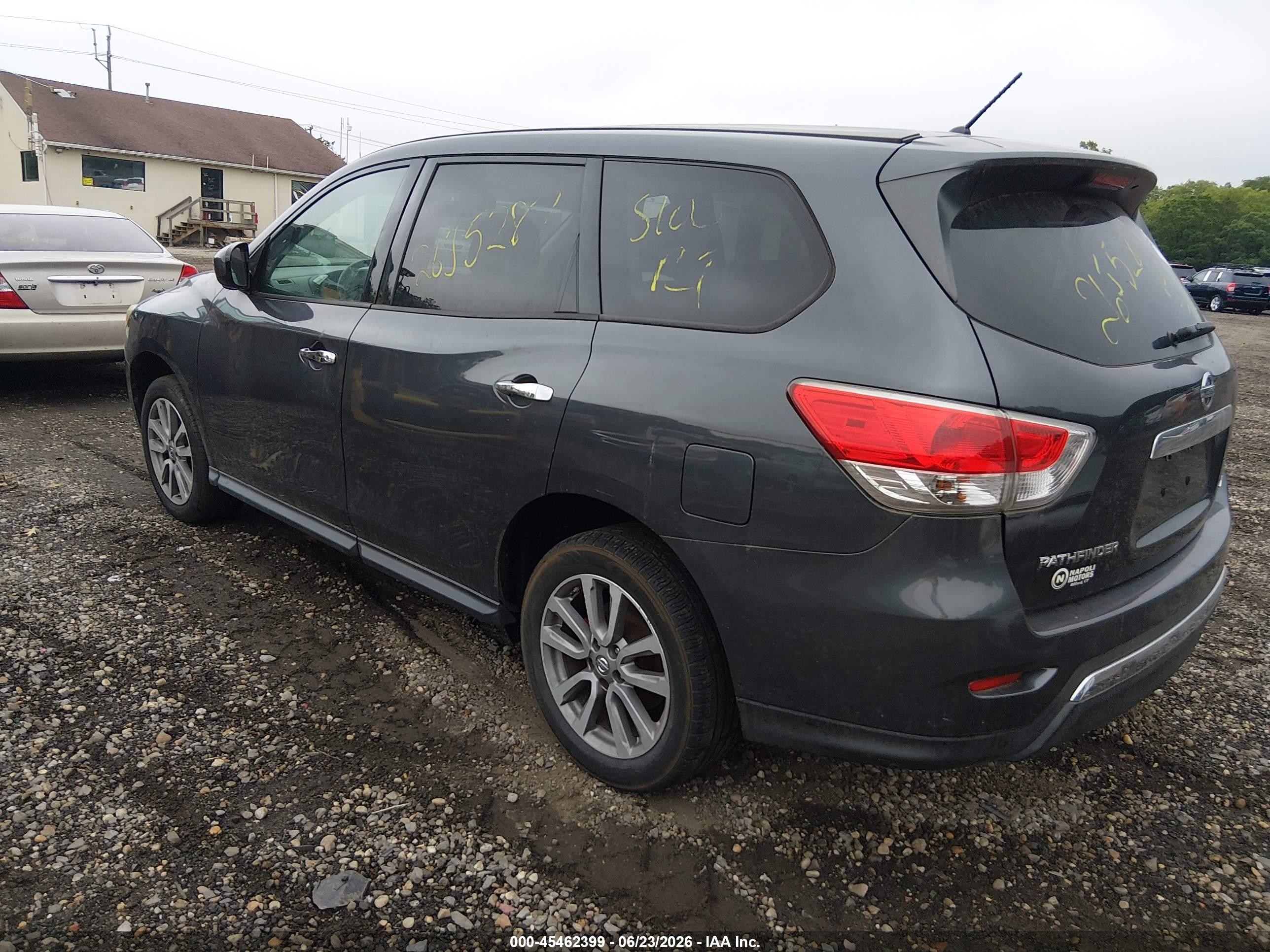 2014 Nissan Pathfinder S Серый vin: 5N1AR2MM6EC728782