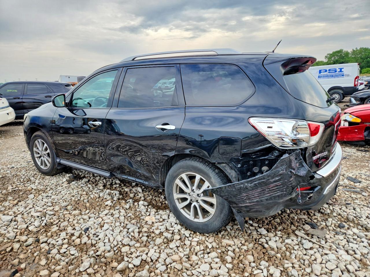 2015 Nissan Pathfinder Sv Black vin: 5N1AR2MM6FC604626