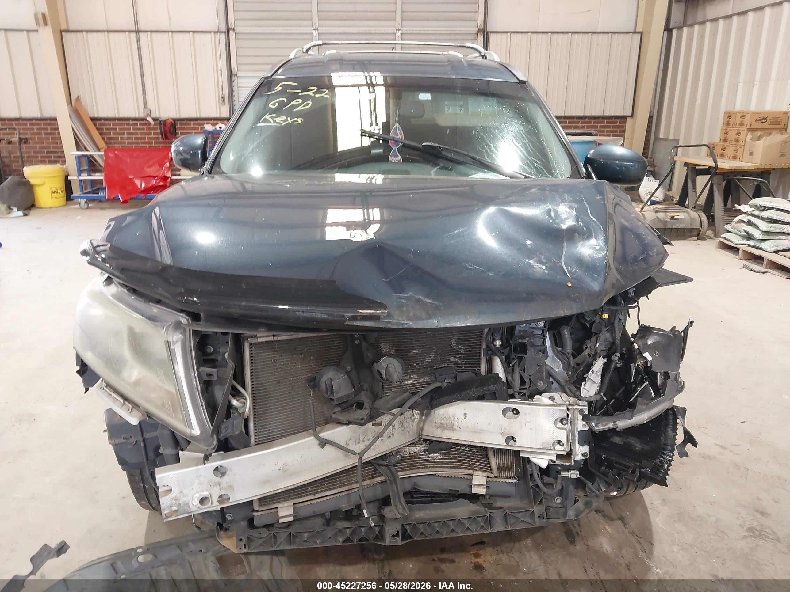 2015 Nissan Pathfinder Sv Blue vin: 5N1AR2MM6FC609809