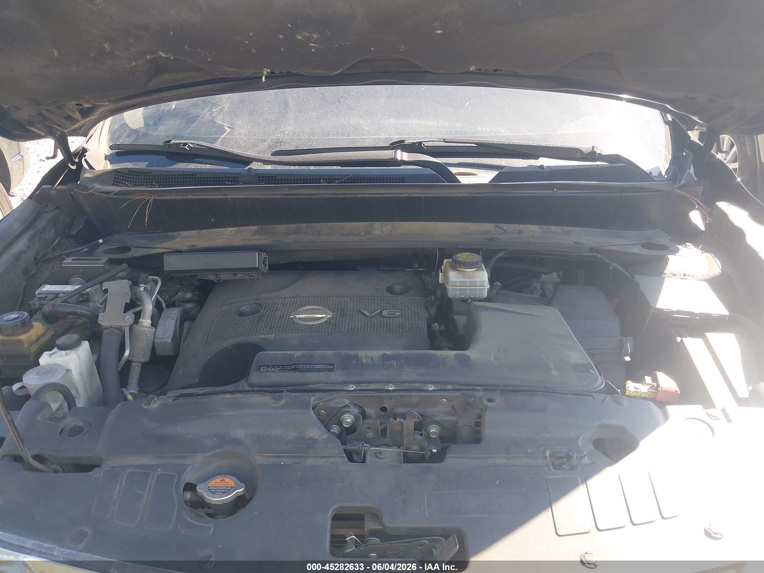 2015 Nissan Pathfinder Sl Black vin: 5N1AR2MM6FC614413