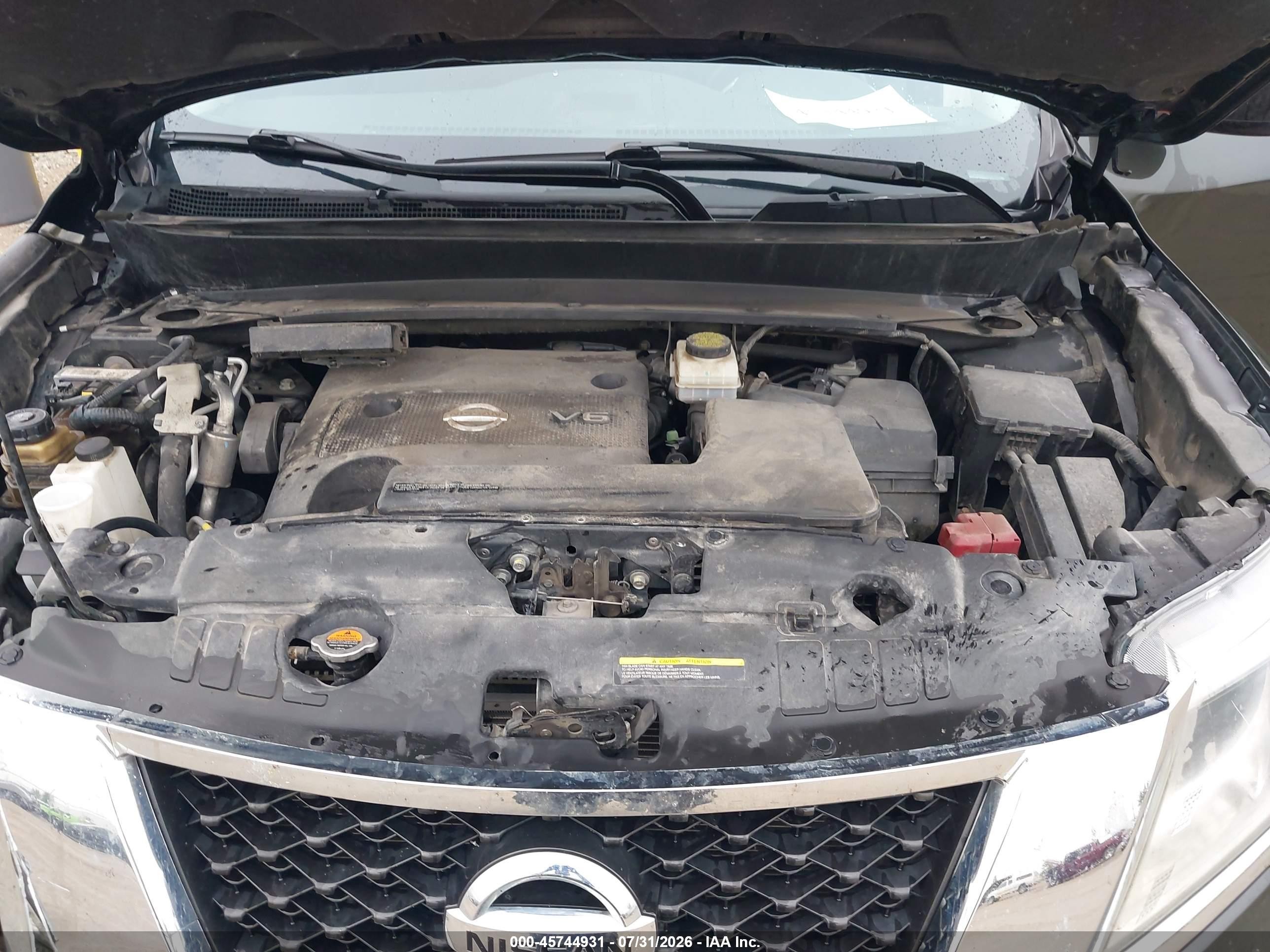 2015 Nissan Pathfinder S Gray vin: 5N1AR2MM6FC624133