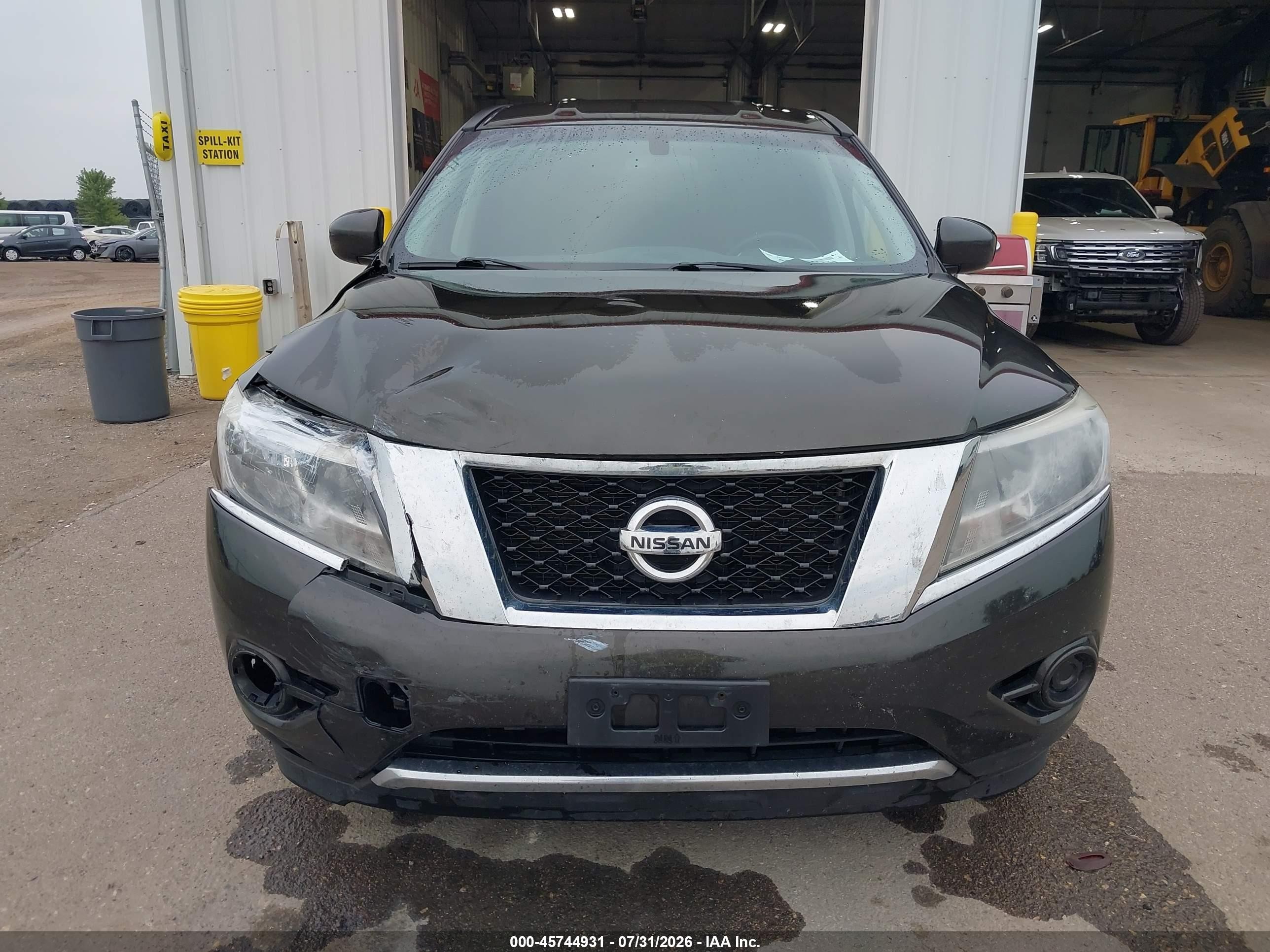 2015 Nissan Pathfinder S Gray vin: 5N1AR2MM6FC624133