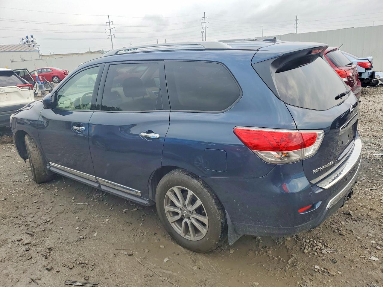 2015 Nissan Pathfinder Sl Синий vin: 5N1AR2MM6FC630384