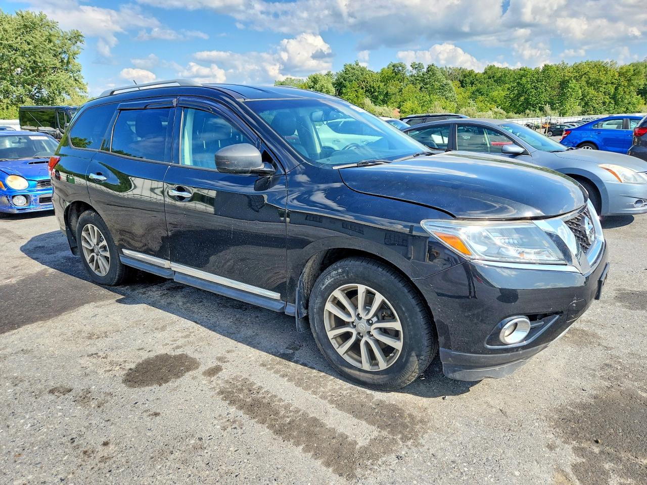 2015 Nissan Pathfinder Sl Black vin: 5N1AR2MM6FC632314