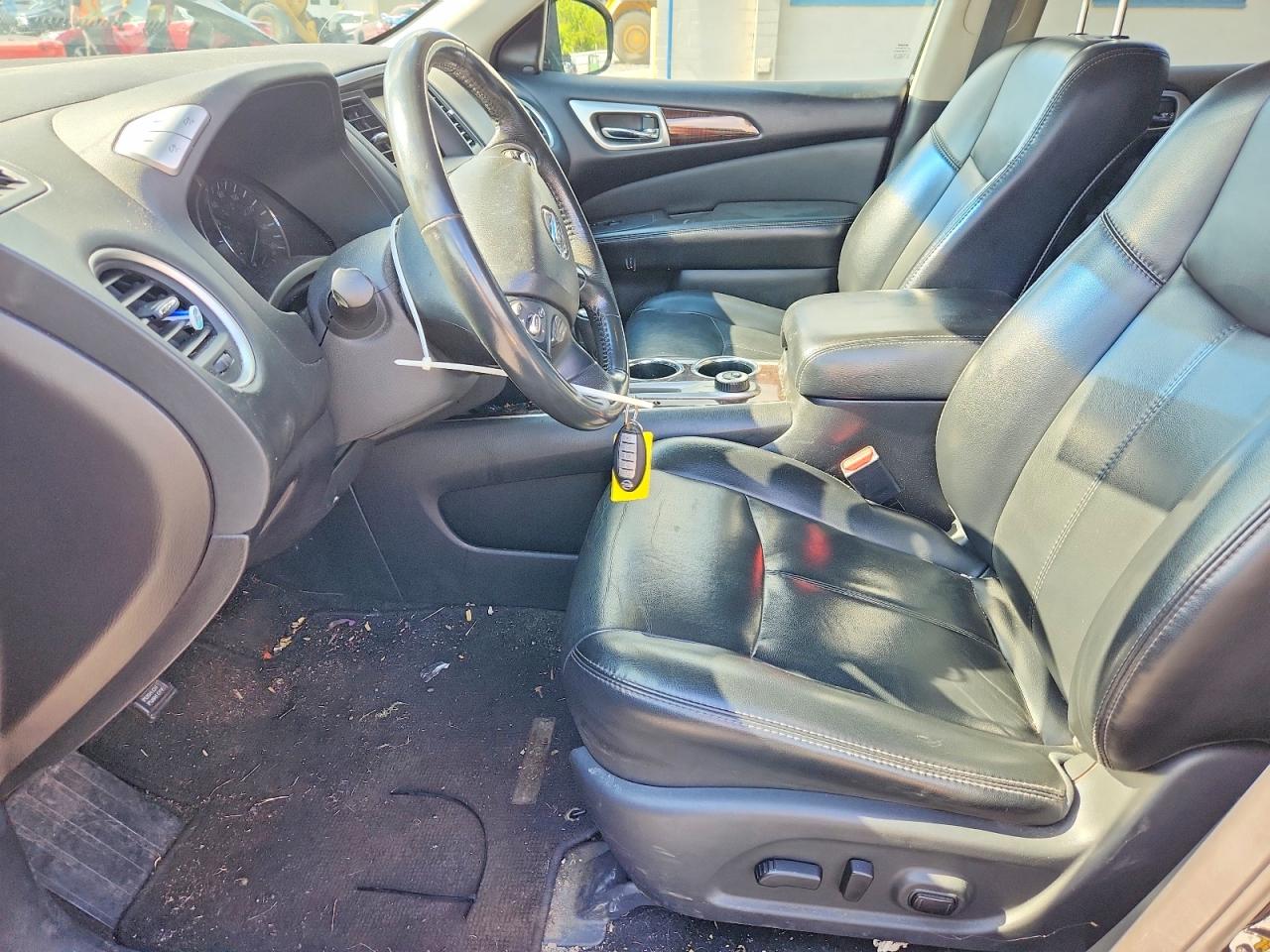 2015 Nissan Pathfinder Sl Black vin: 5N1AR2MM6FC632314