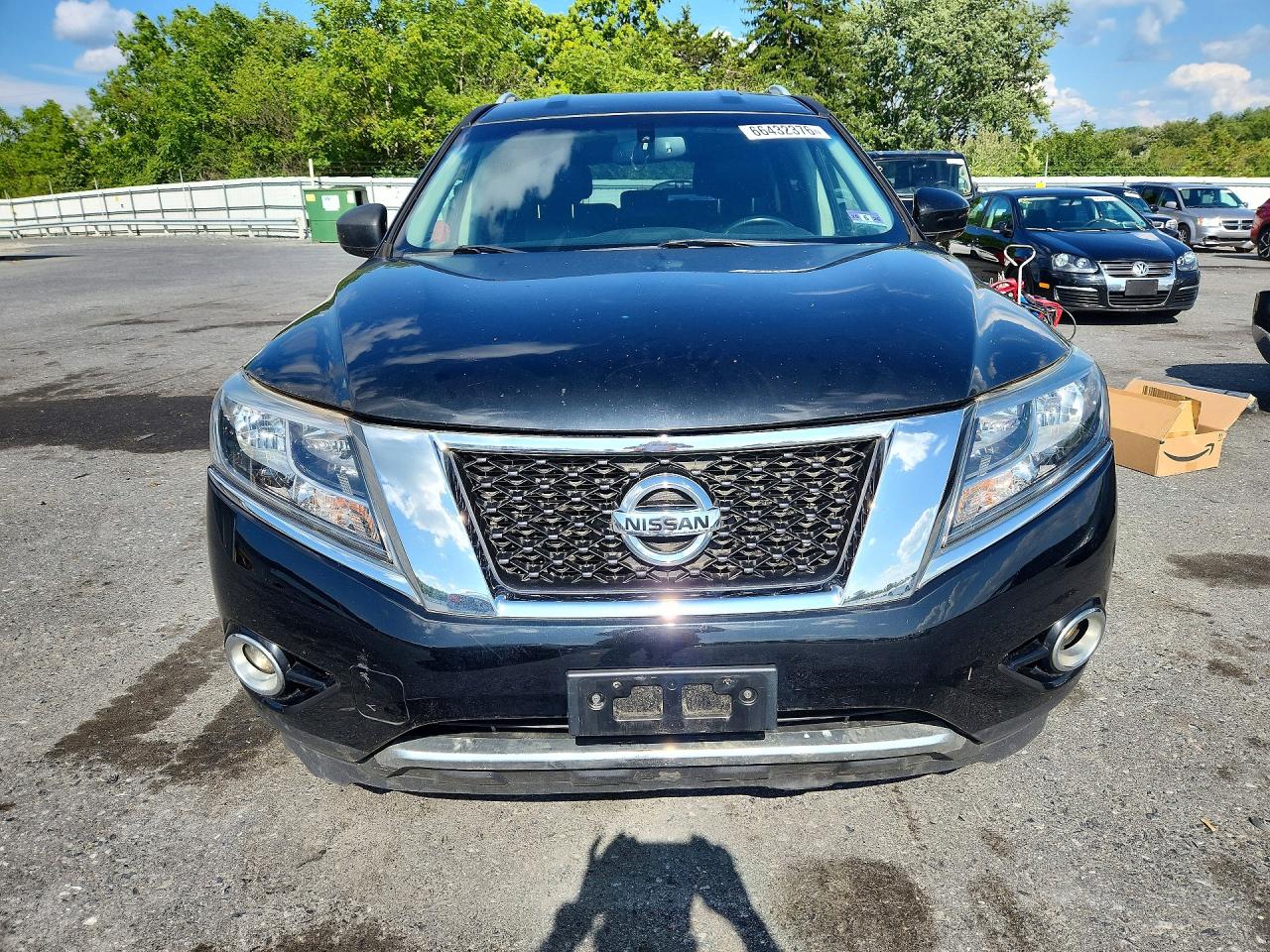 2015 Nissan Pathfinder Sl Black vin: 5N1AR2MM6FC632314