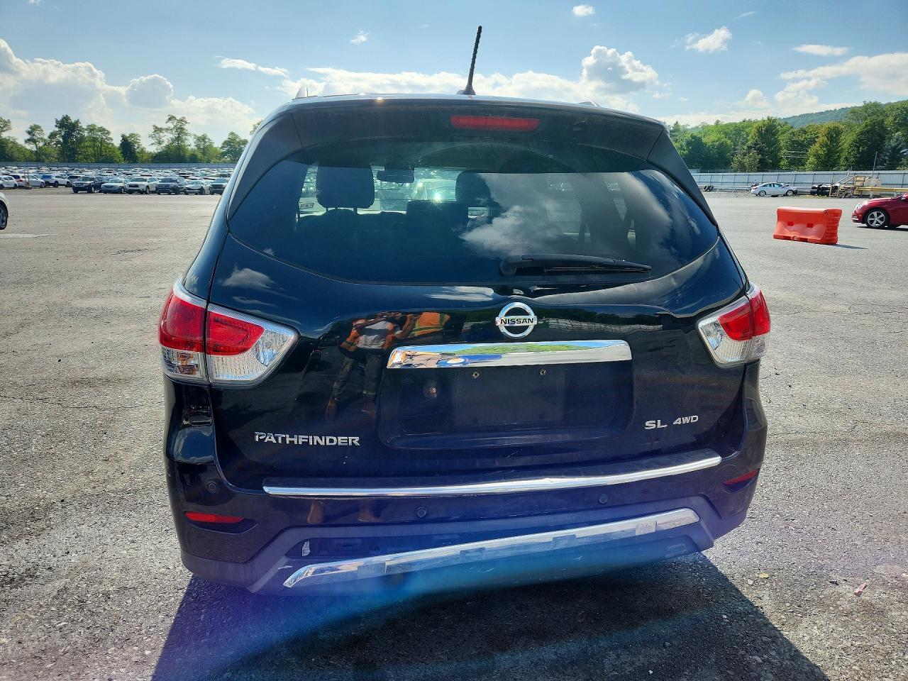 2015 Nissan Pathfinder Sl Black vin: 5N1AR2MM6FC632314