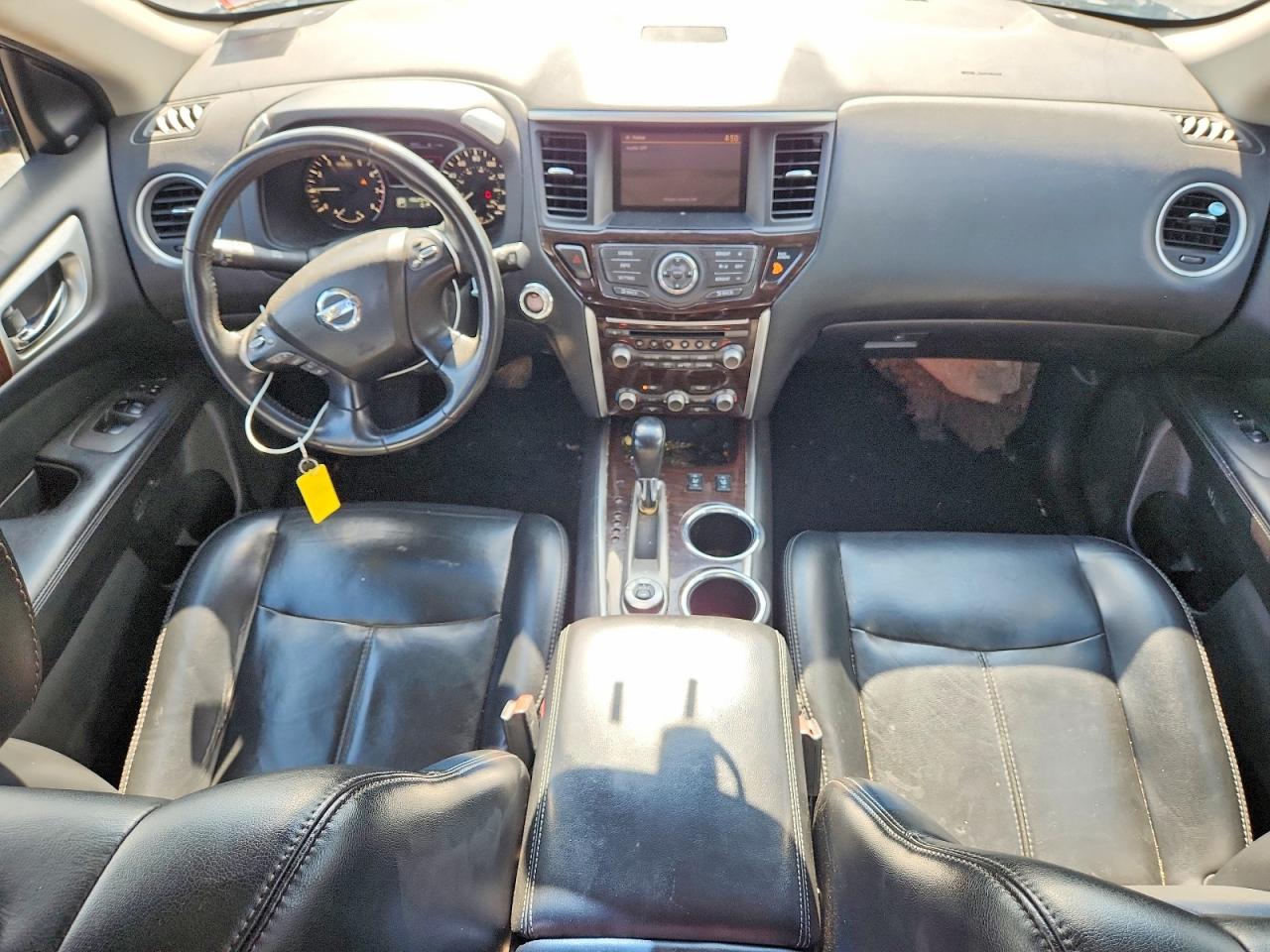 2015 Nissan Pathfinder Sl Black vin: 5N1AR2MM6FC632314