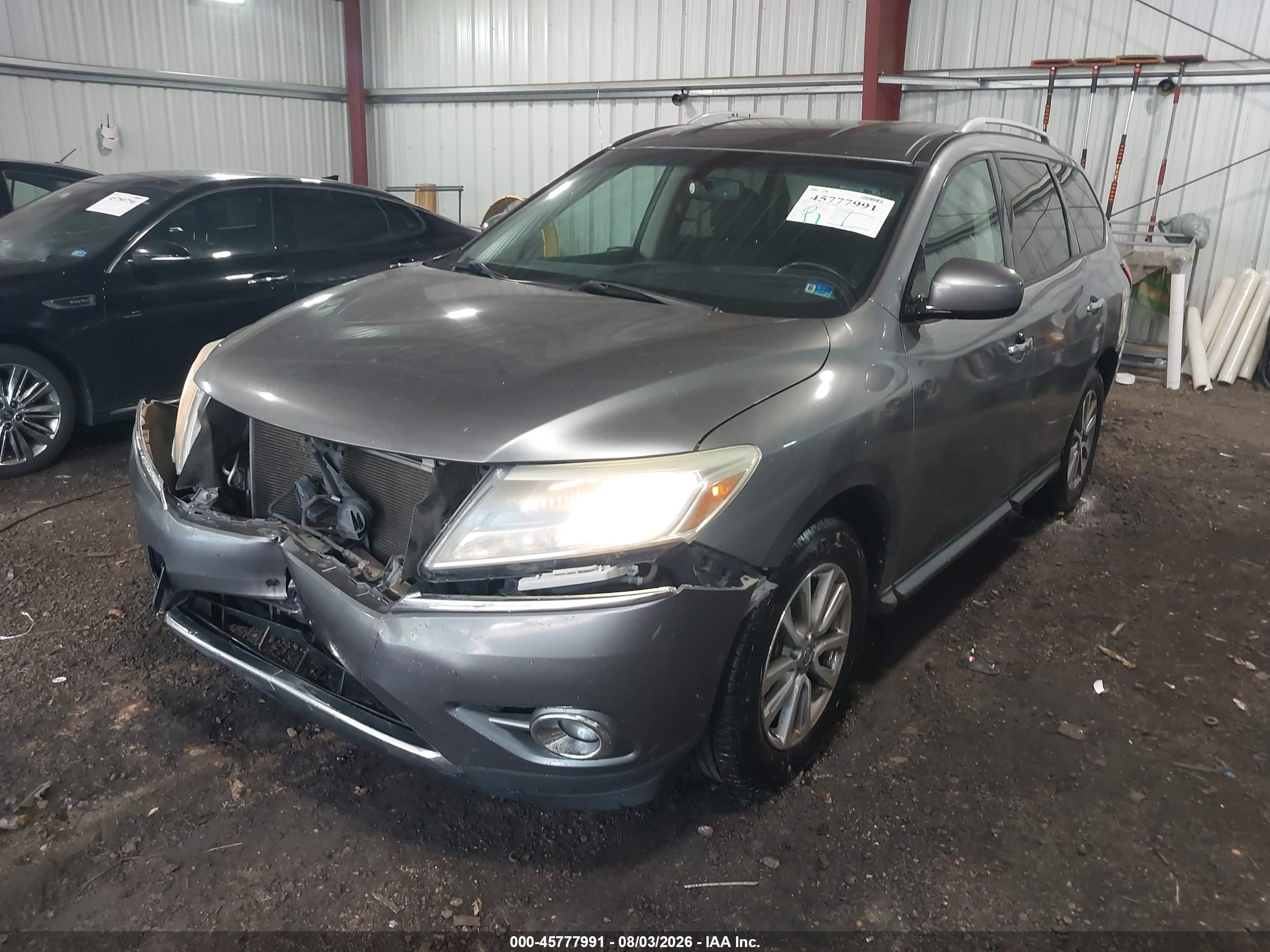 2015 Nissan Pathfinder Platinum/s/sl/sv Gray vin: 5N1AR2MM6FC653566