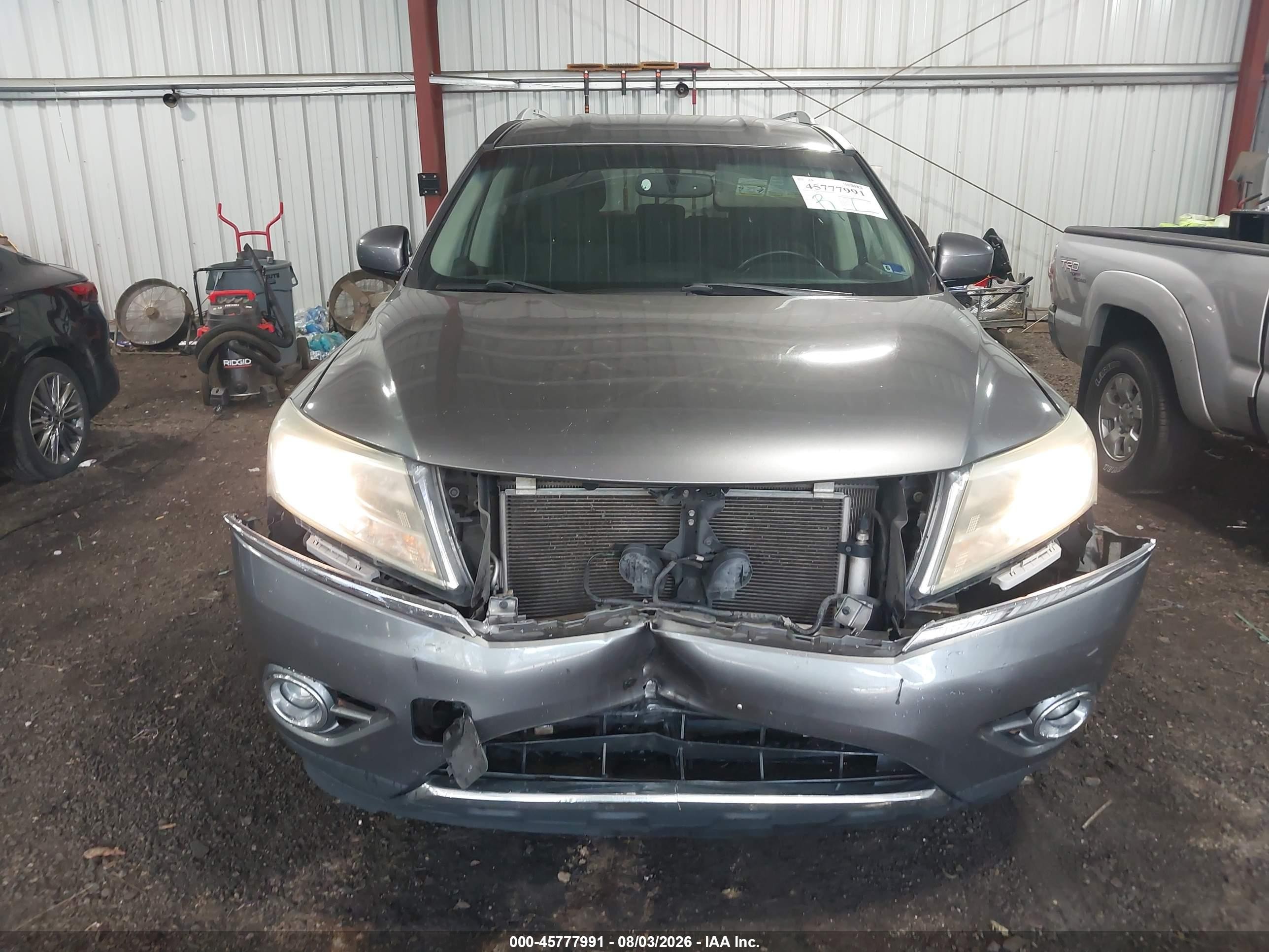 2015 Nissan Pathfinder Platinum/s/sl/sv Gray vin: 5N1AR2MM6FC653566