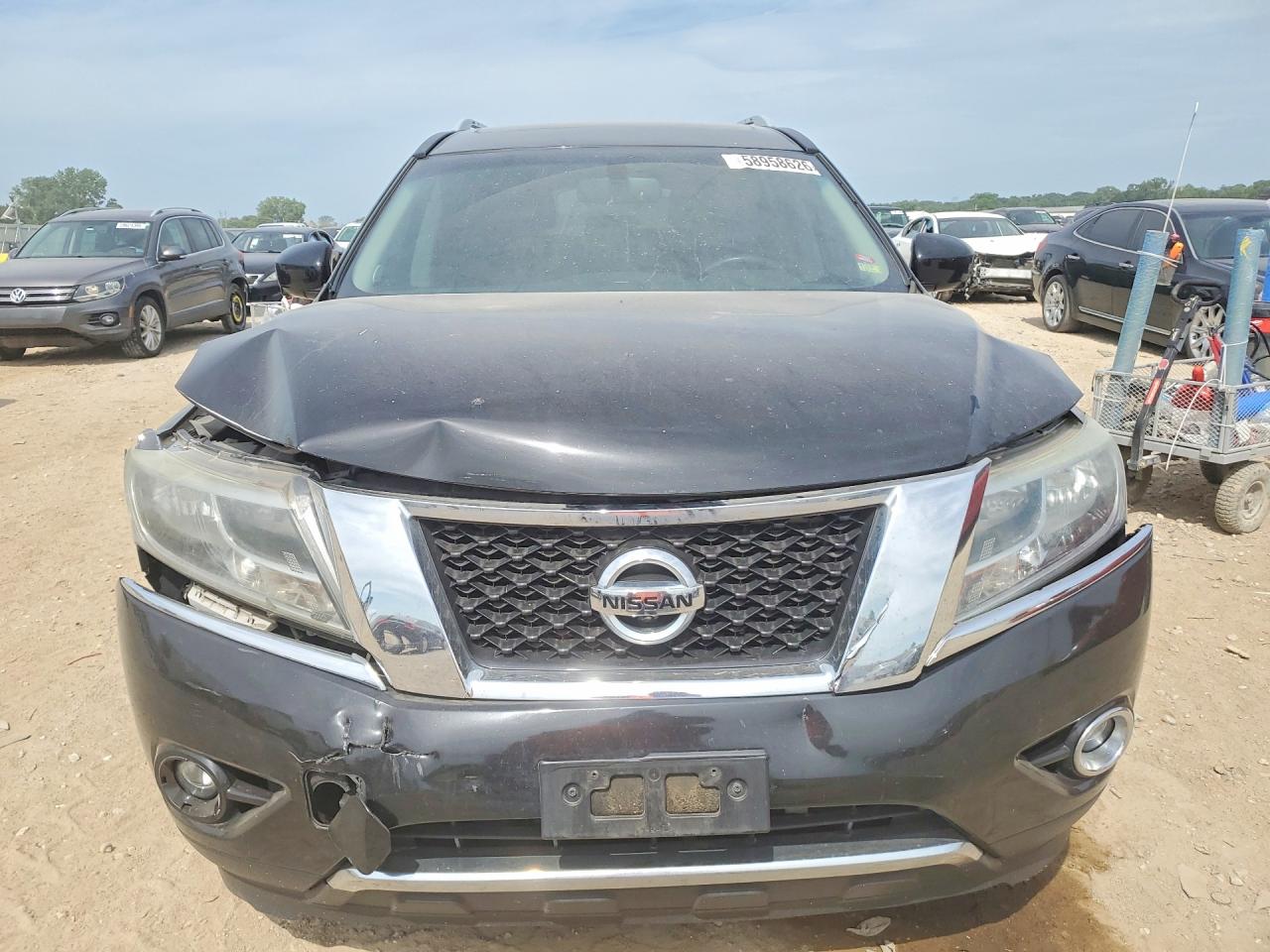 2015 Nissan Pathfinder S/sv/sl/platinum Black vin: 5N1AR2MM6FC657570