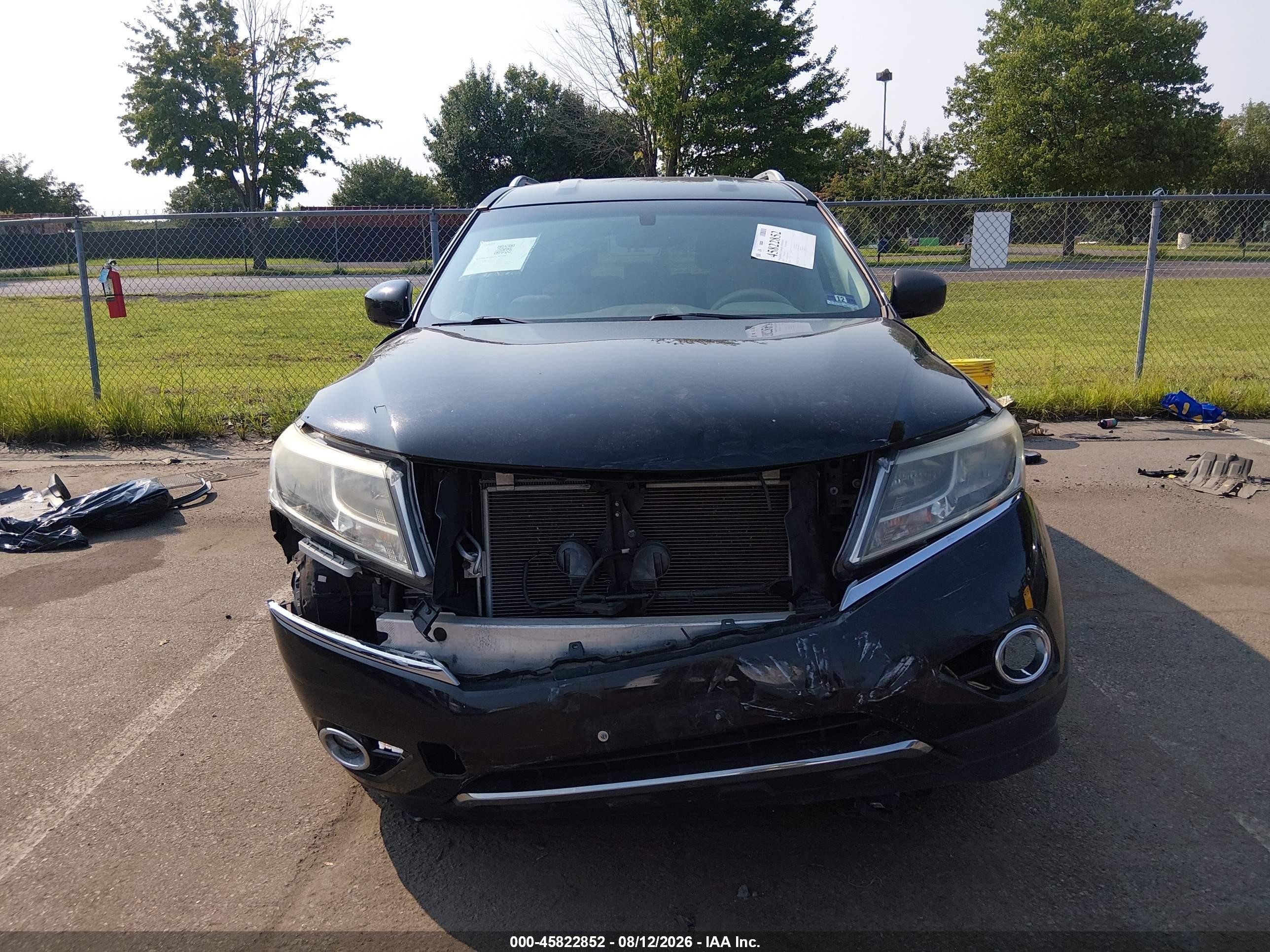 2015 Nissan Pathfinder Sv Black vin: 5N1AR2MM6FC660422