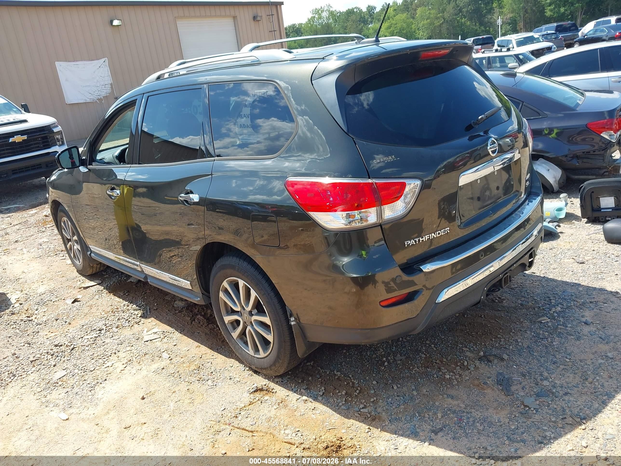 2015 Nissan Pathfinder Sl Gray vin: 5N1AR2MM6FC661408