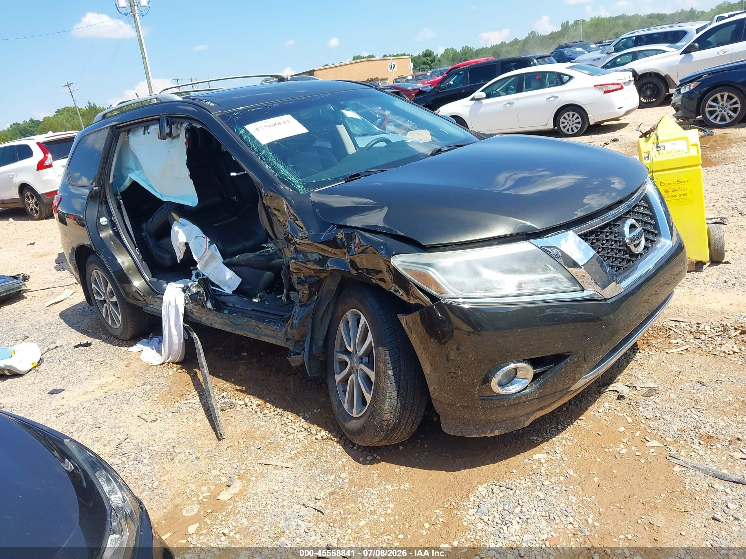 2015 Nissan Pathfinder Sl Gray vin: 5N1AR2MM6FC661408