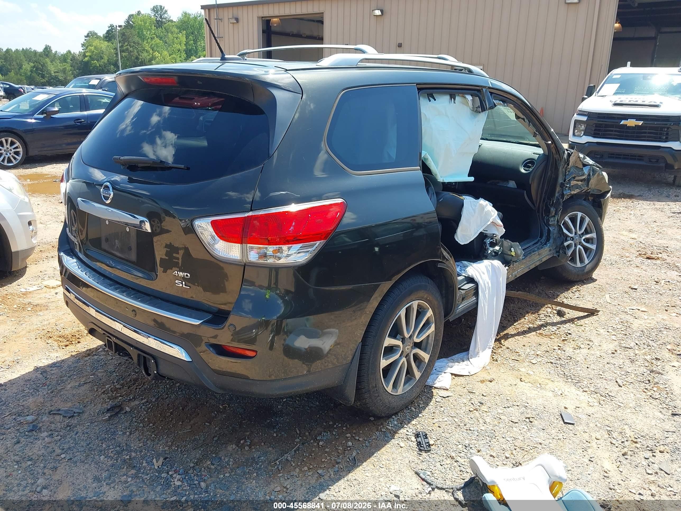 2015 Nissan Pathfinder Sl Gray vin: 5N1AR2MM6FC661408