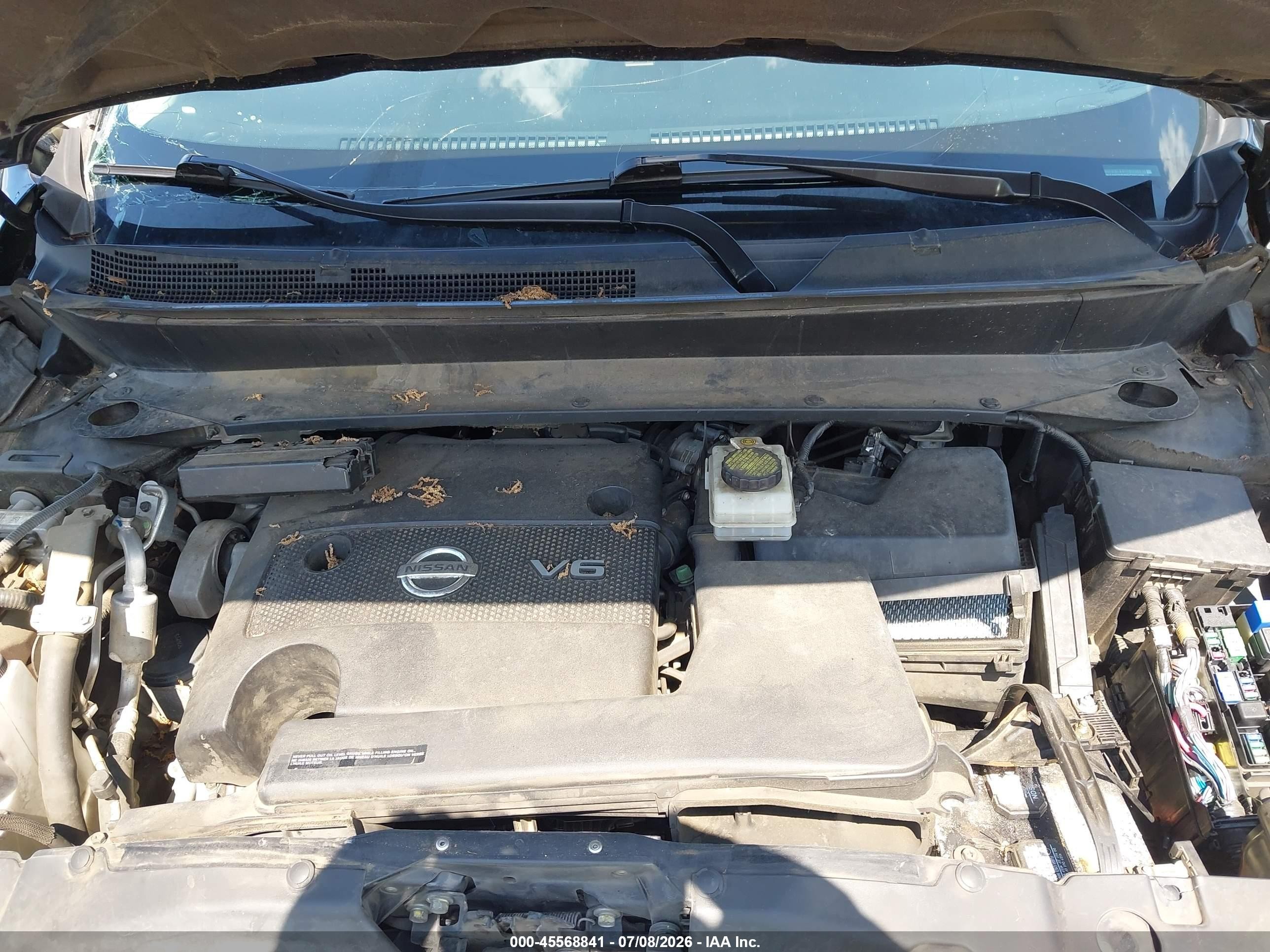 2015 Nissan Pathfinder Sl Gray vin: 5N1AR2MM6FC661408