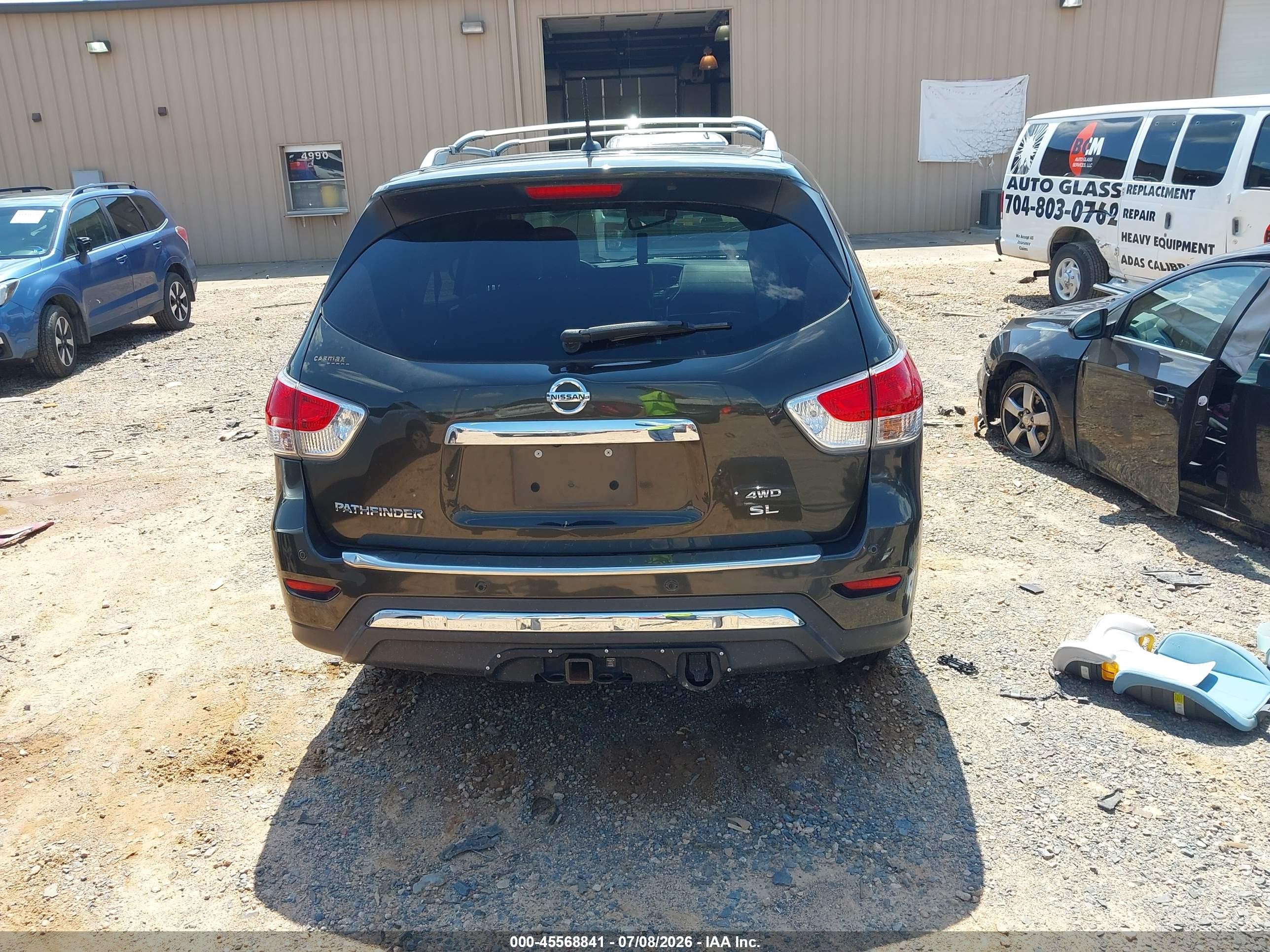 2015 Nissan Pathfinder Sl Gray vin: 5N1AR2MM6FC661408