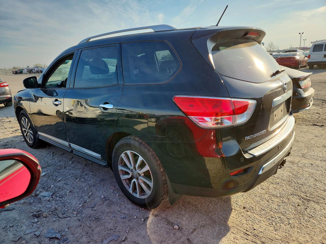2015 Nissan Pathfinder Sl Black vin: 5N1AR2MM6FC665538