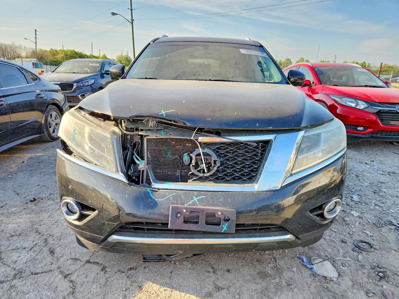 2015 Nissan Pathfinder Sl Black vin: 5N1AR2MM6FC665538