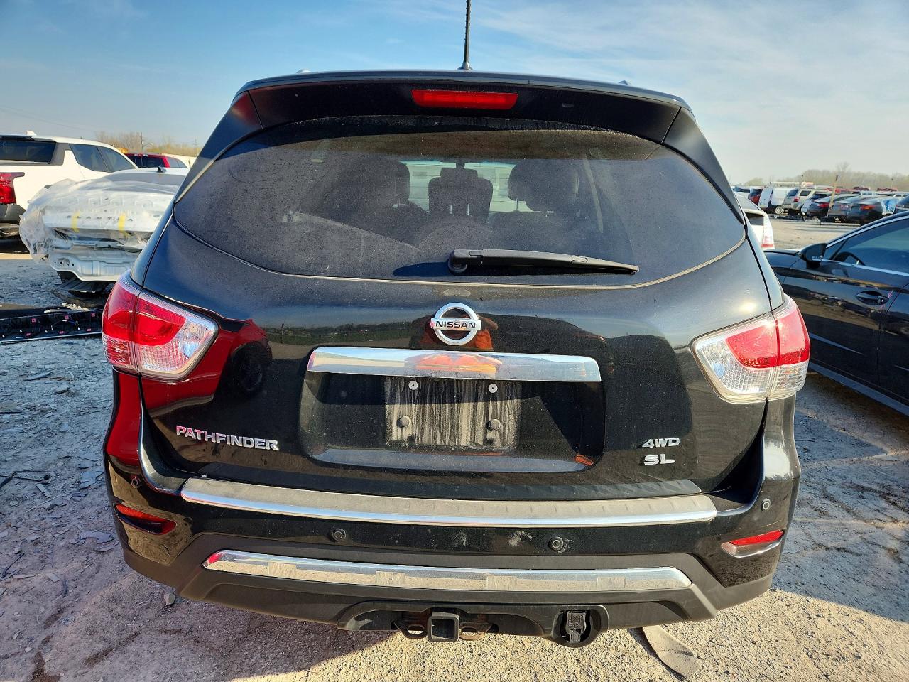 2015 Nissan Pathfinder Sl Black vin: 5N1AR2MM6FC665538