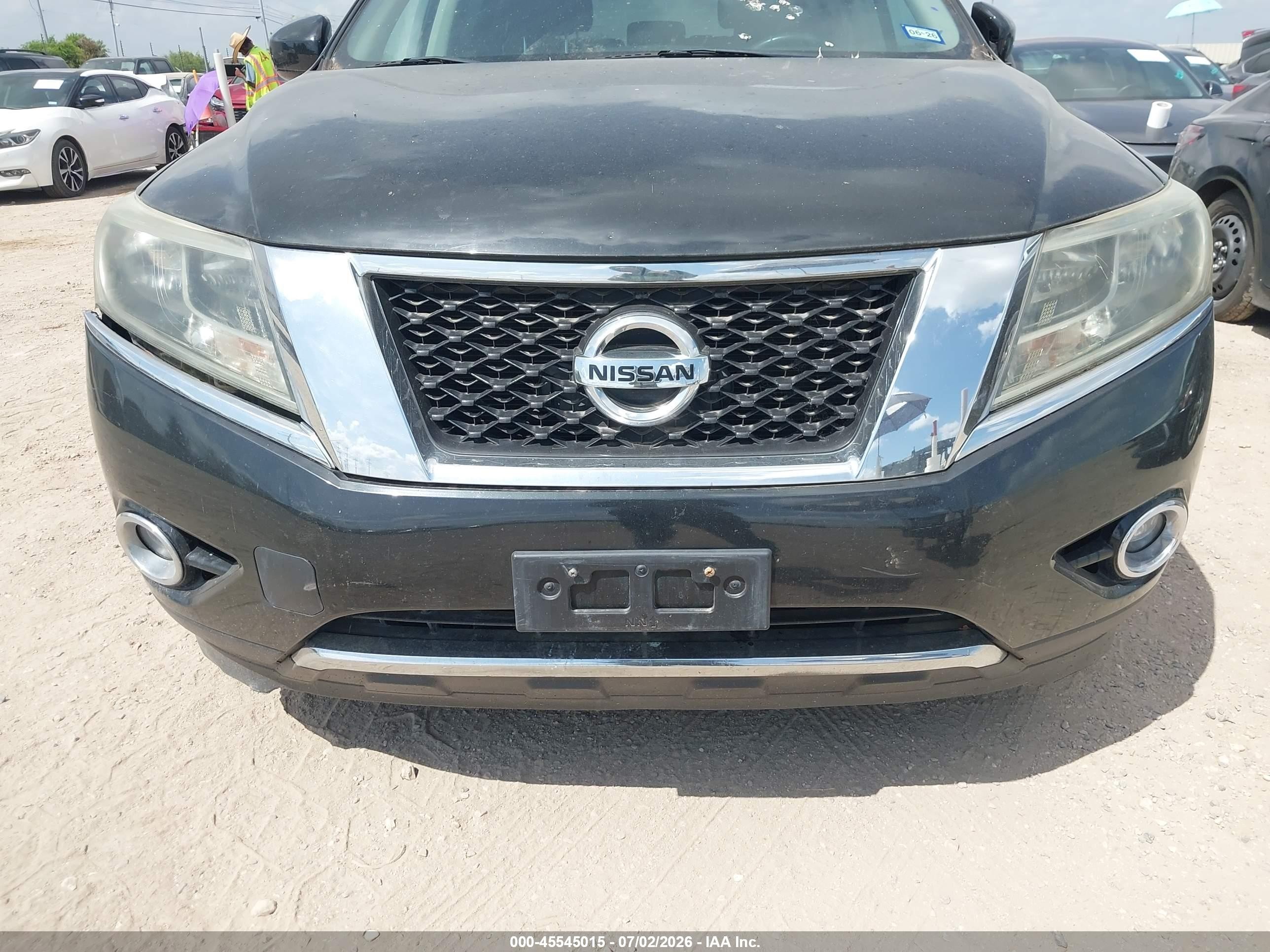 2015 Nissan Pathfinder Platinum/s/sl/sv Black vin: 5N1AR2MM6FC665765