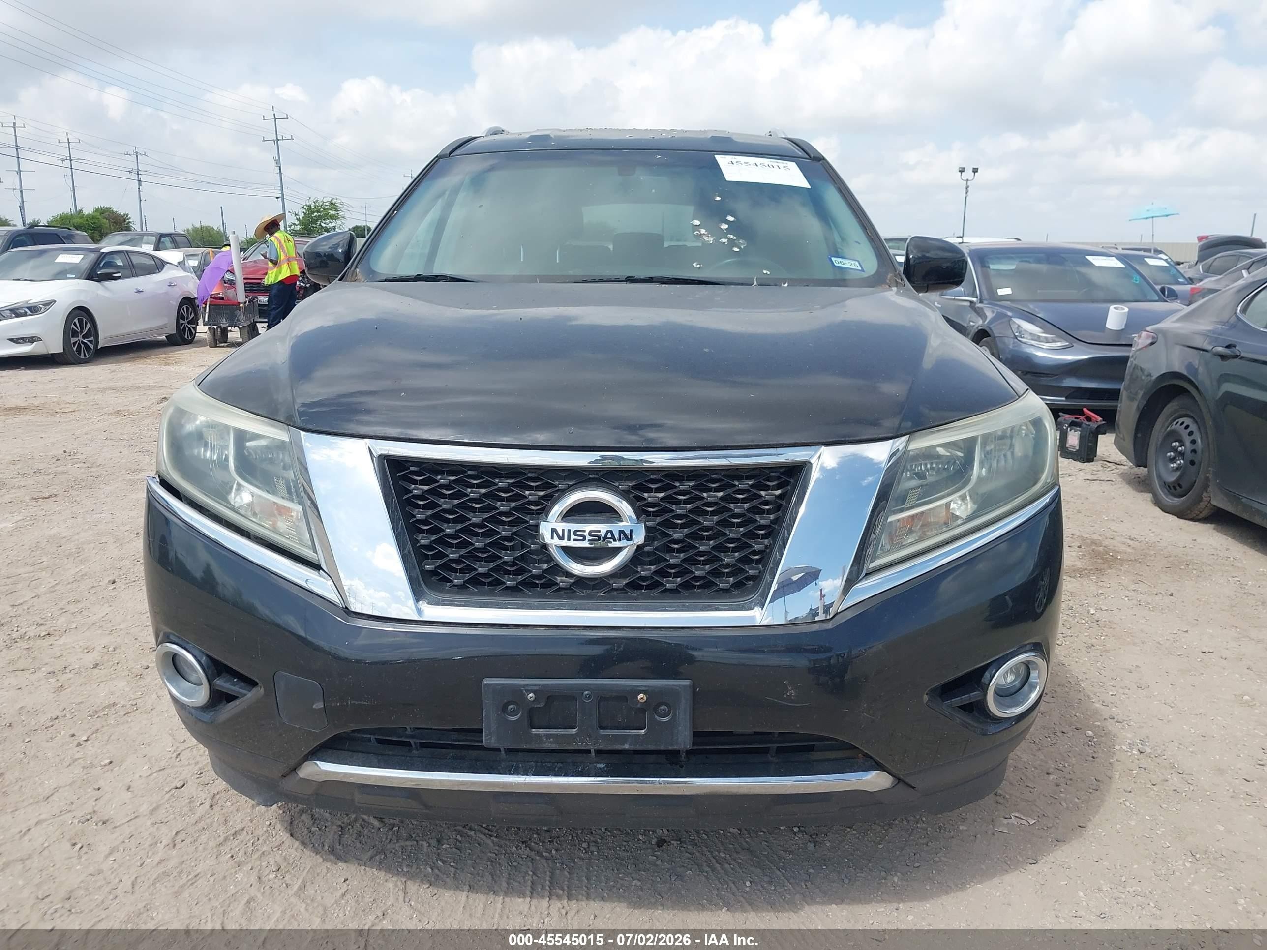 2015 Nissan Pathfinder Platinum/s/sl/sv Black vin: 5N1AR2MM6FC665765