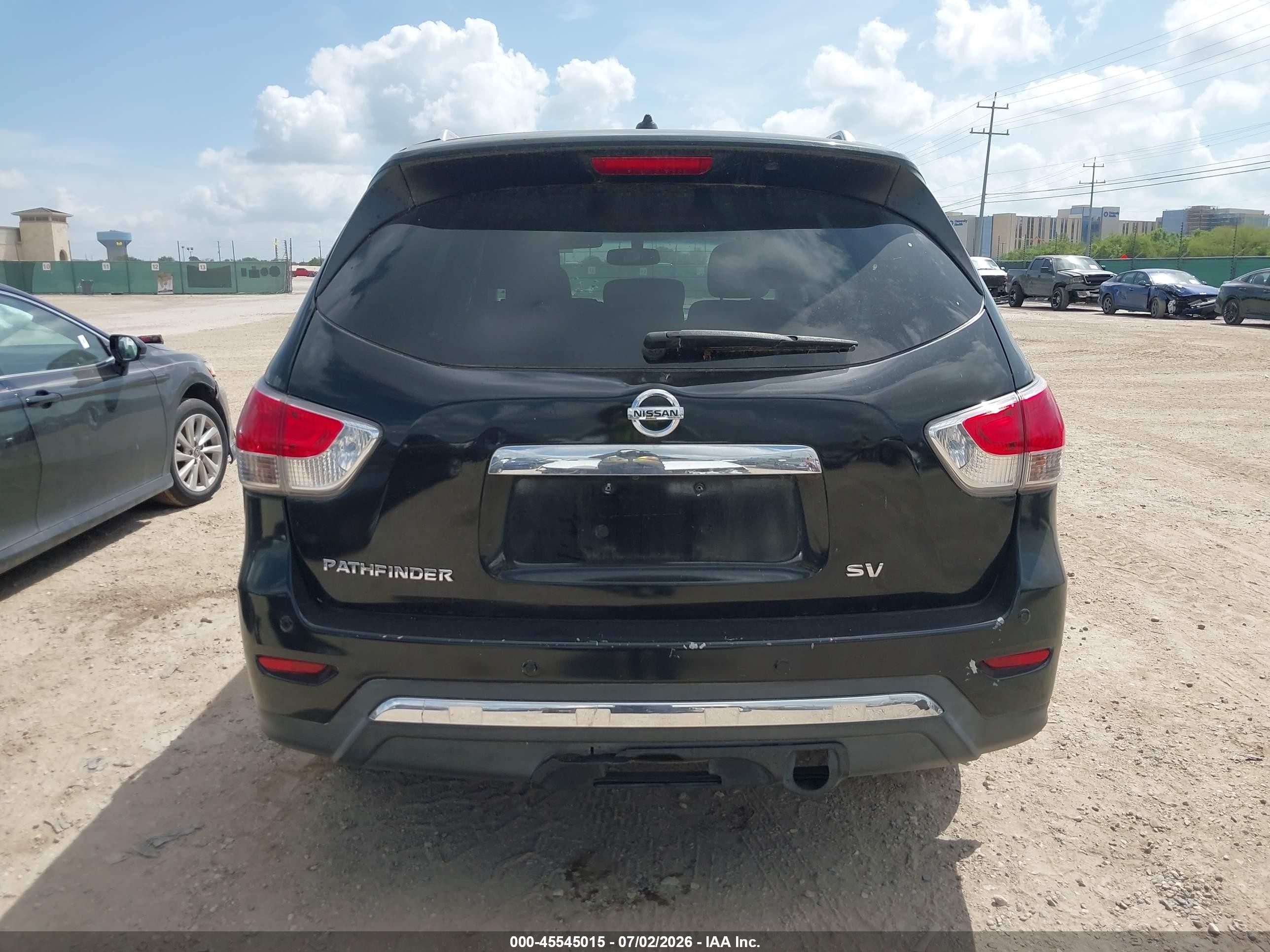2015 Nissan Pathfinder Platinum/s/sl/sv Black vin: 5N1AR2MM6FC665765