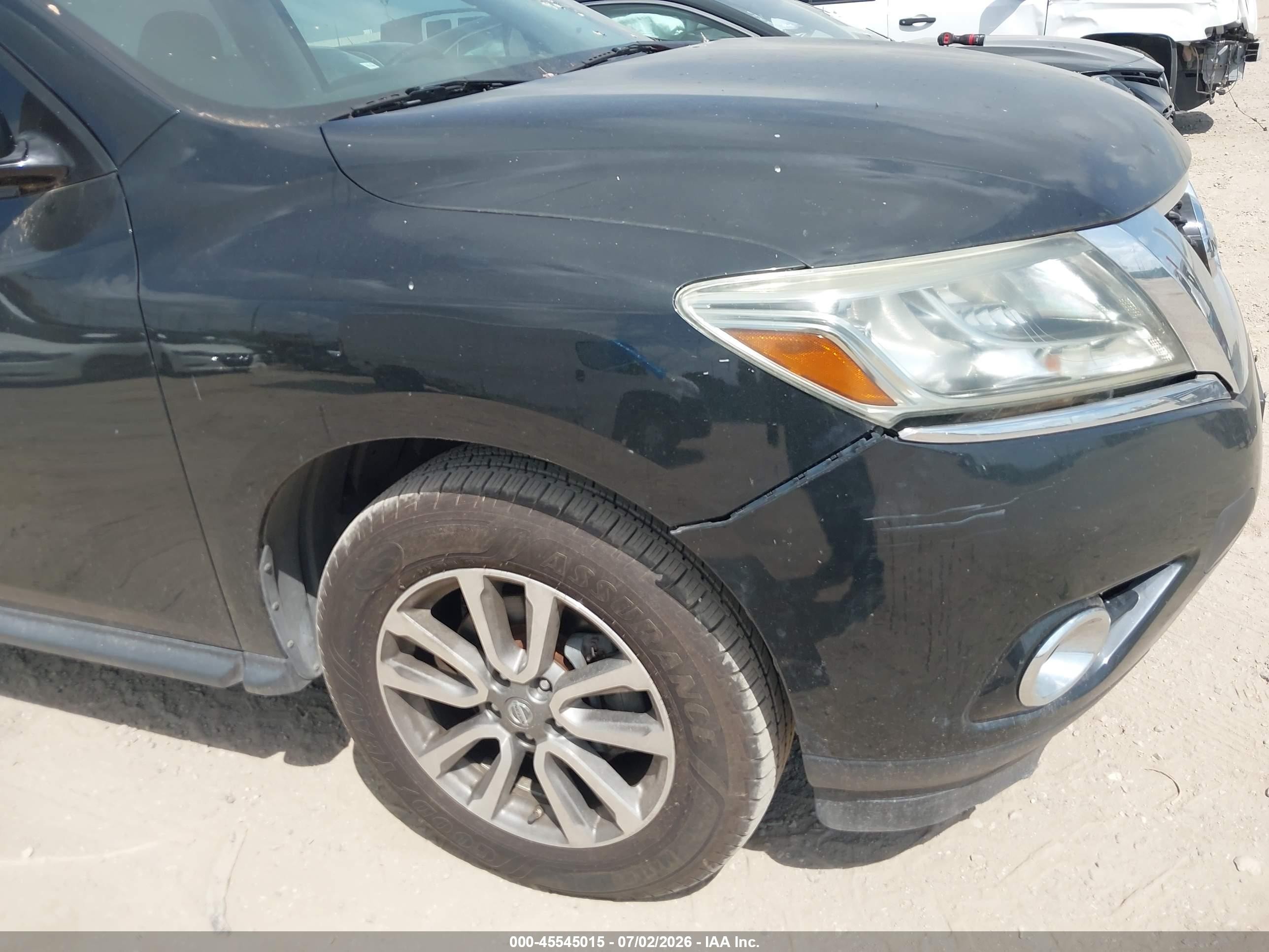 2015 Nissan Pathfinder Platinum/s/sl/sv Black vin: 5N1AR2MM6FC665765