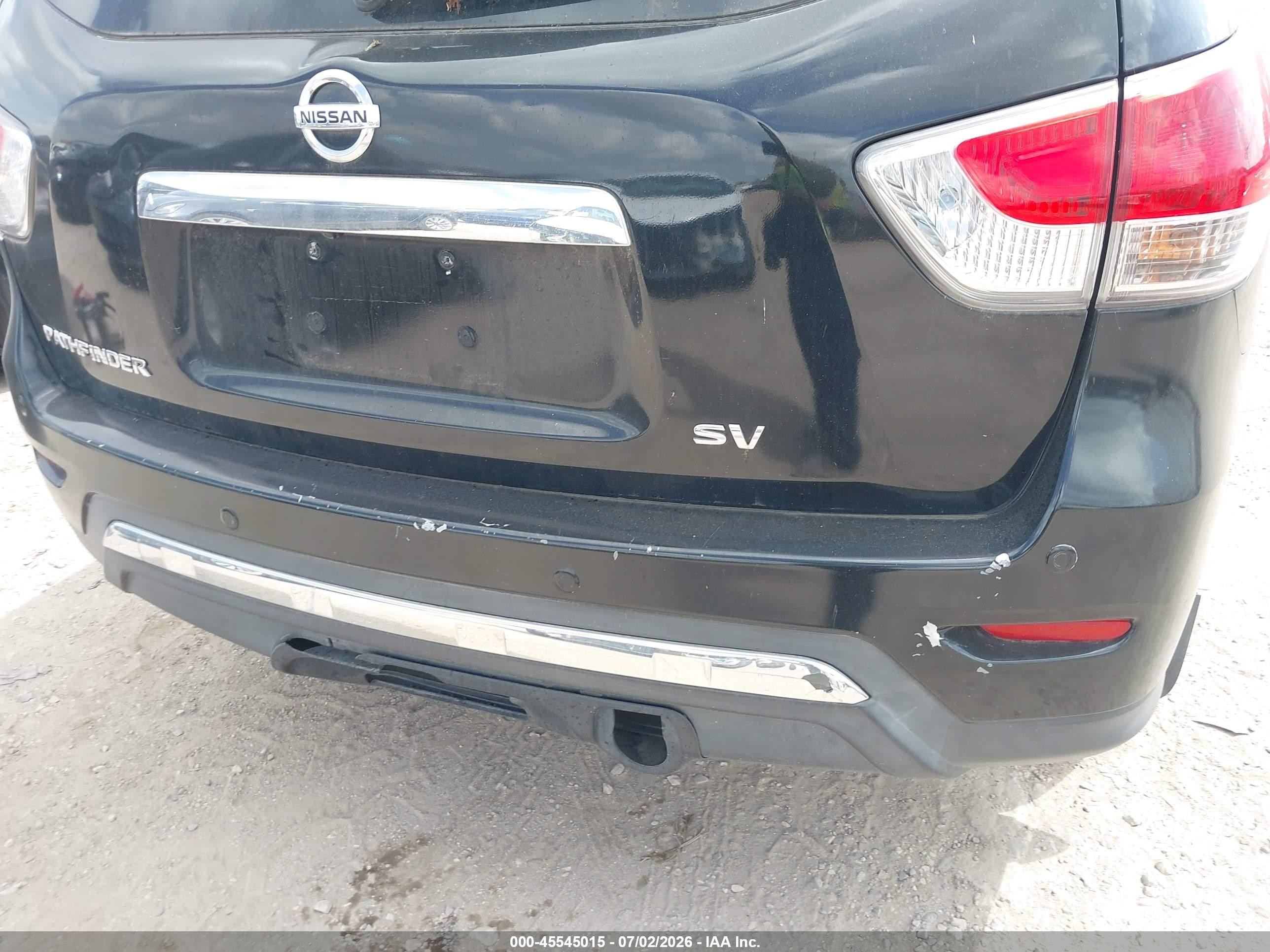 2015 Nissan Pathfinder Platinum/s/sl/sv Black vin: 5N1AR2MM6FC665765
