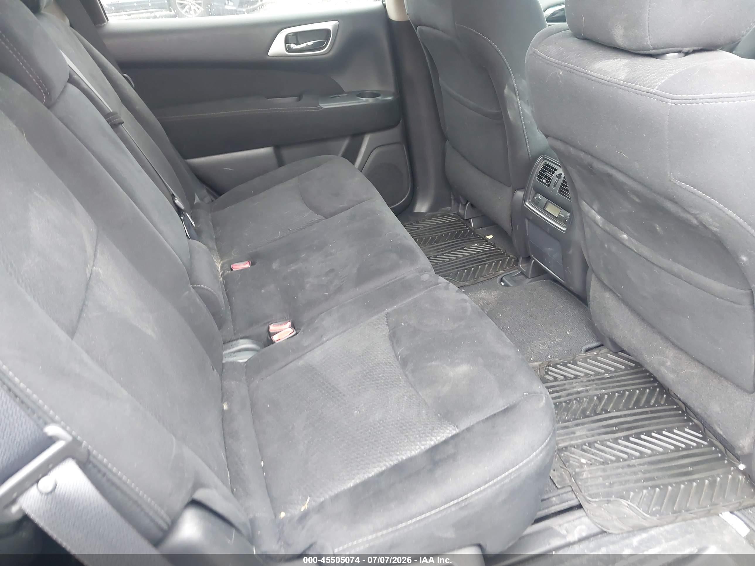 2015 Nissan Pathfinder Sv Black vin: 5N1AR2MM6FC673347