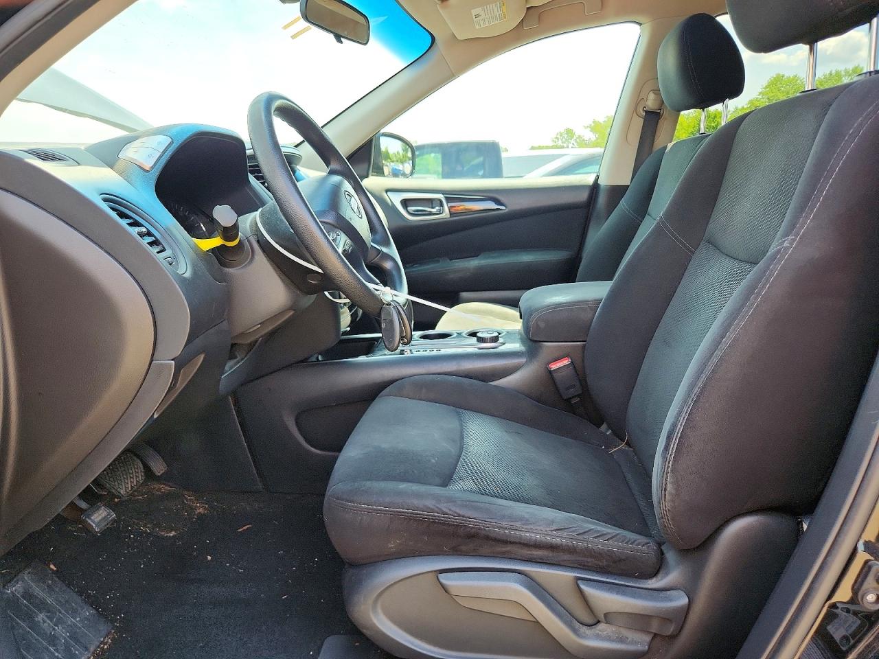 2015 Nissan Pathfinder S Black vin: 5N1AR2MM6FC674577