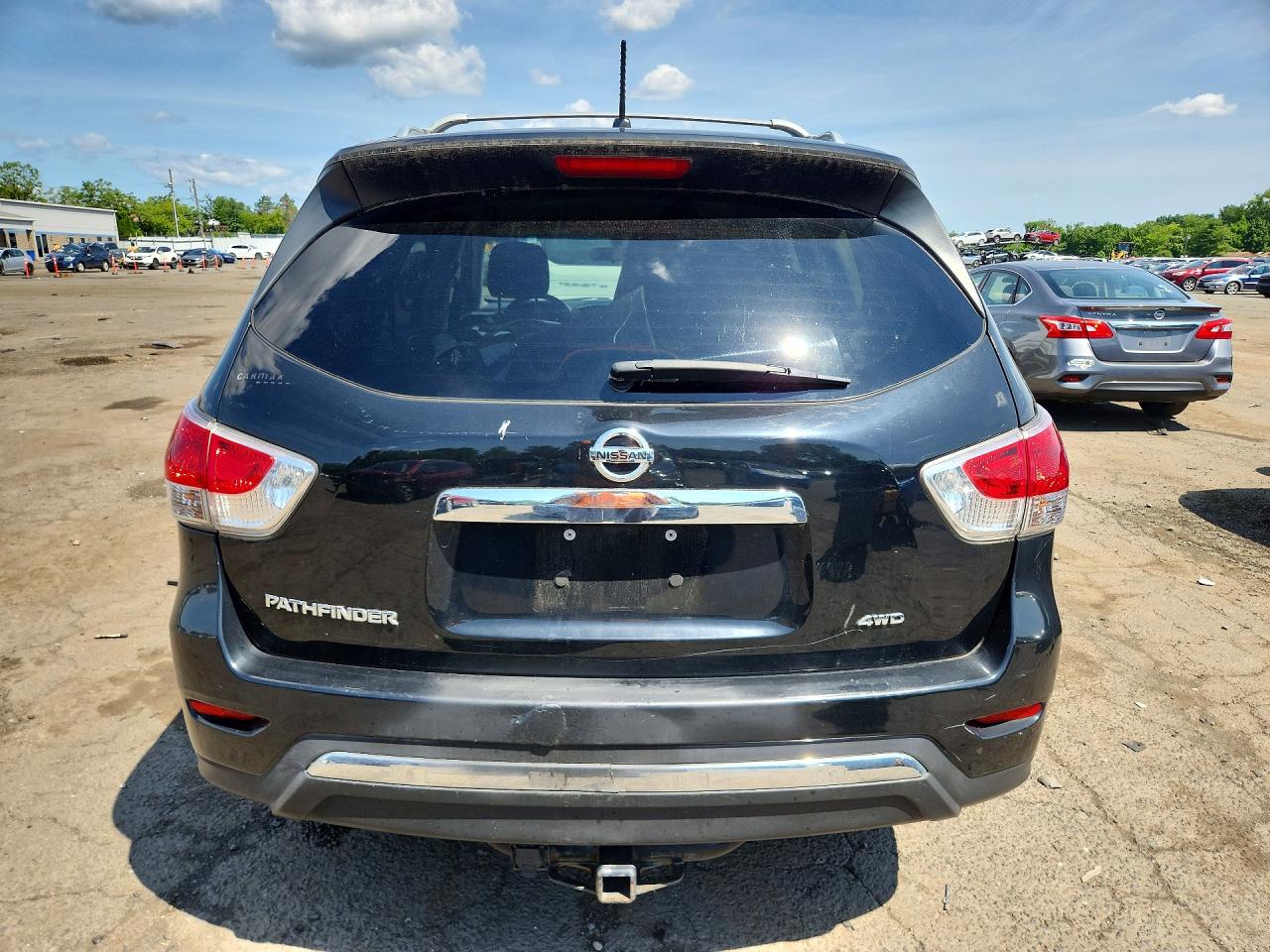 2015 Nissan Pathfinder S Black vin: 5N1AR2MM6FC674577