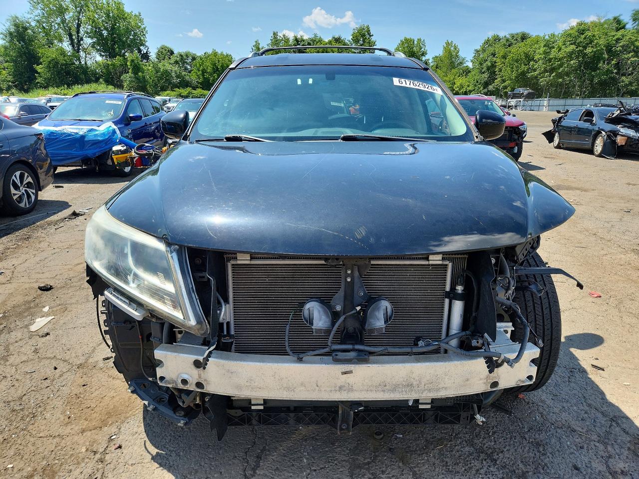 2015 Nissan Pathfinder S Black vin: 5N1AR2MM6FC674577