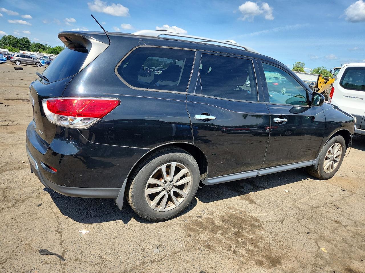 2015 Nissan Pathfinder S Black vin: 5N1AR2MM6FC674577