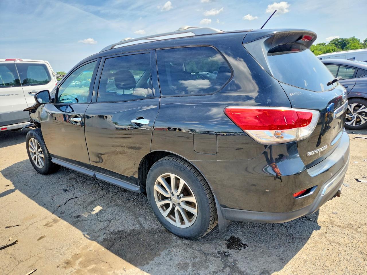 2015 Nissan Pathfinder S Black vin: 5N1AR2MM6FC674577